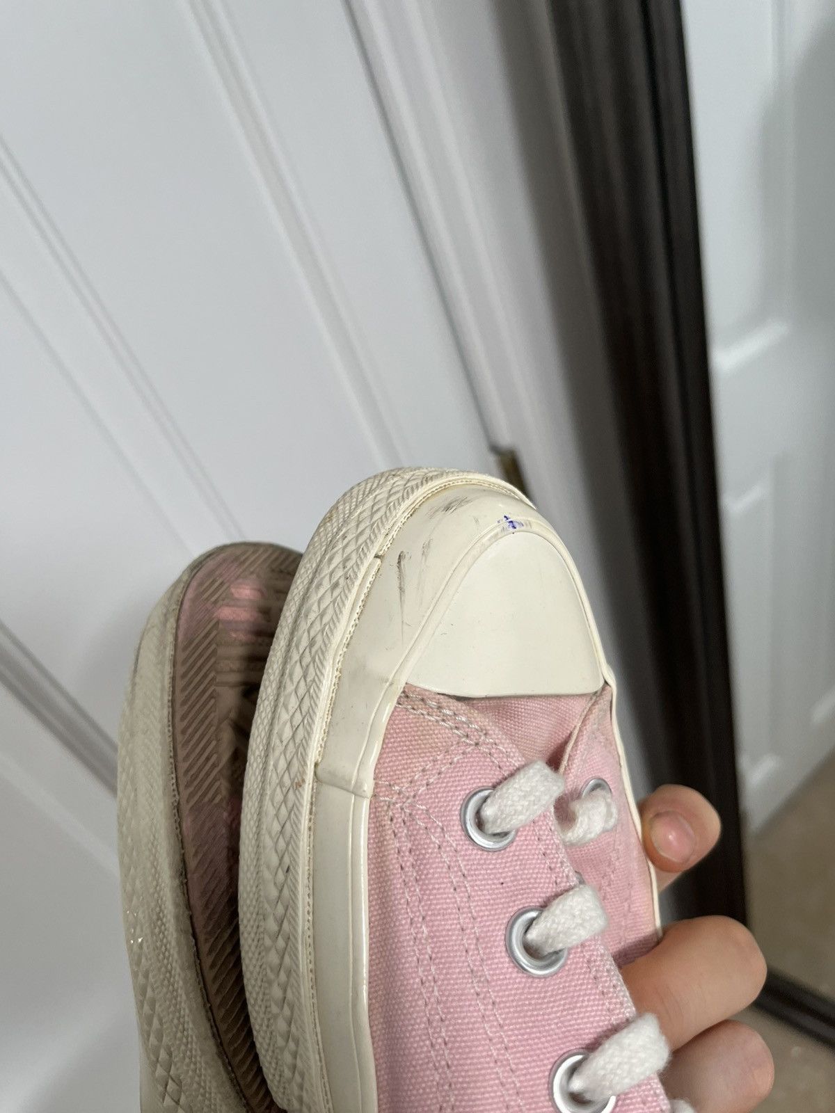 Converse × Golf le Fleur Converse x Golf le Fleur Chuck 70 Hi "Chenille" rare pink Size US 10.5 / EU 43-44 - 7 Thumbnail