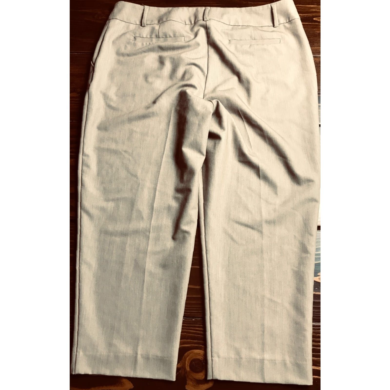 Apt. 9 Apt. 9 Pants Women's Size 14 Cropped Tan Brown Dress Pants Pockets Size 36" / US 14 / IT 50 - 2 Thumbnail