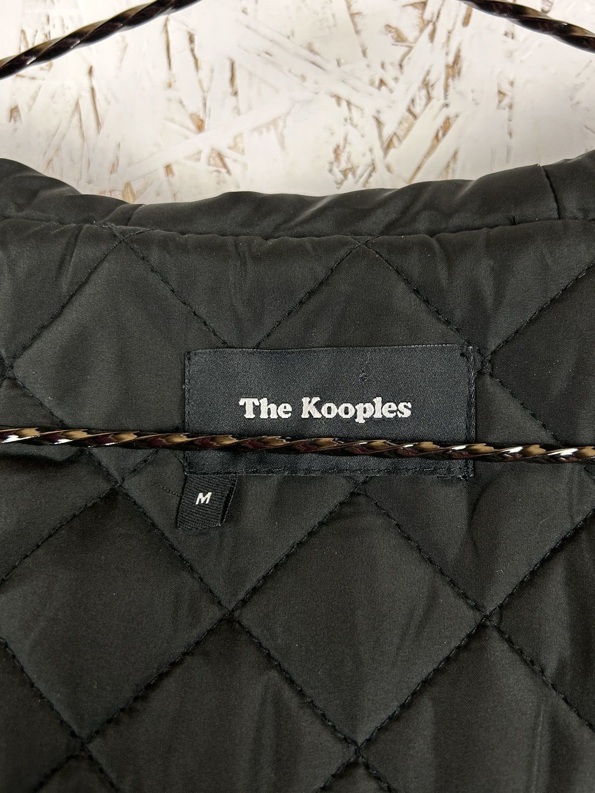 The Kooples The Kooples Leather Parts Womens Parka Jacket In Blue Size M / US 6-8 / IT 42-44 - 10 Thumbnail