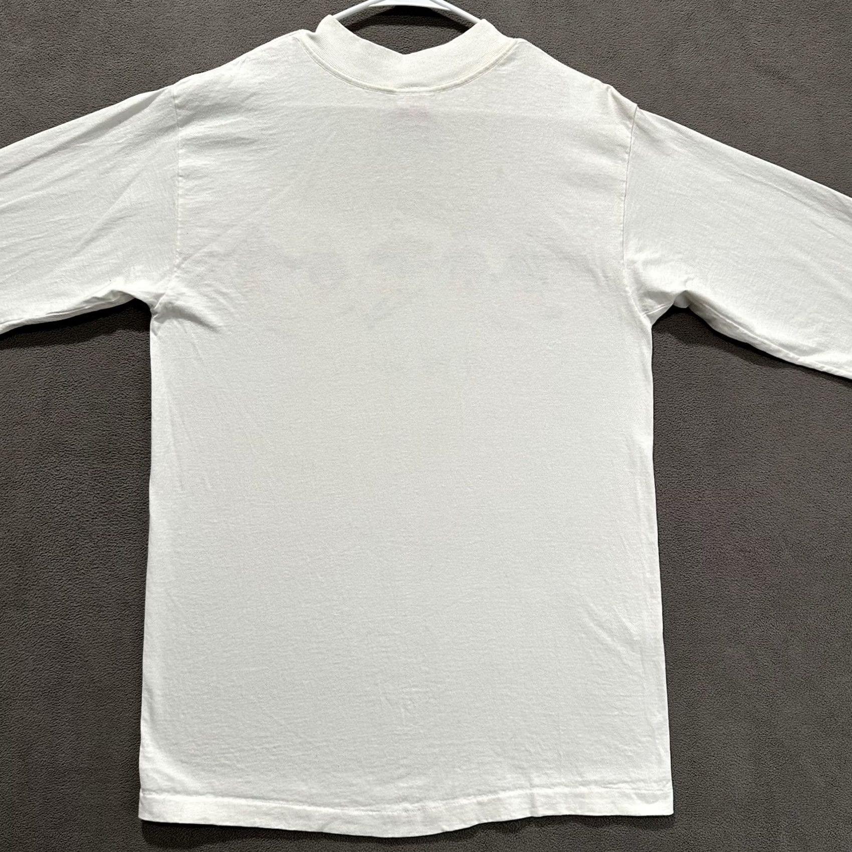 Vintage VINTAGE Cyrk Shirt Men L White We Be Jammin 86 USA 80s Stitch Long Sleeve Crew Neck Cotton T-Shirt Size US L / EU 52-54 / 3 - 2 Thumbnail