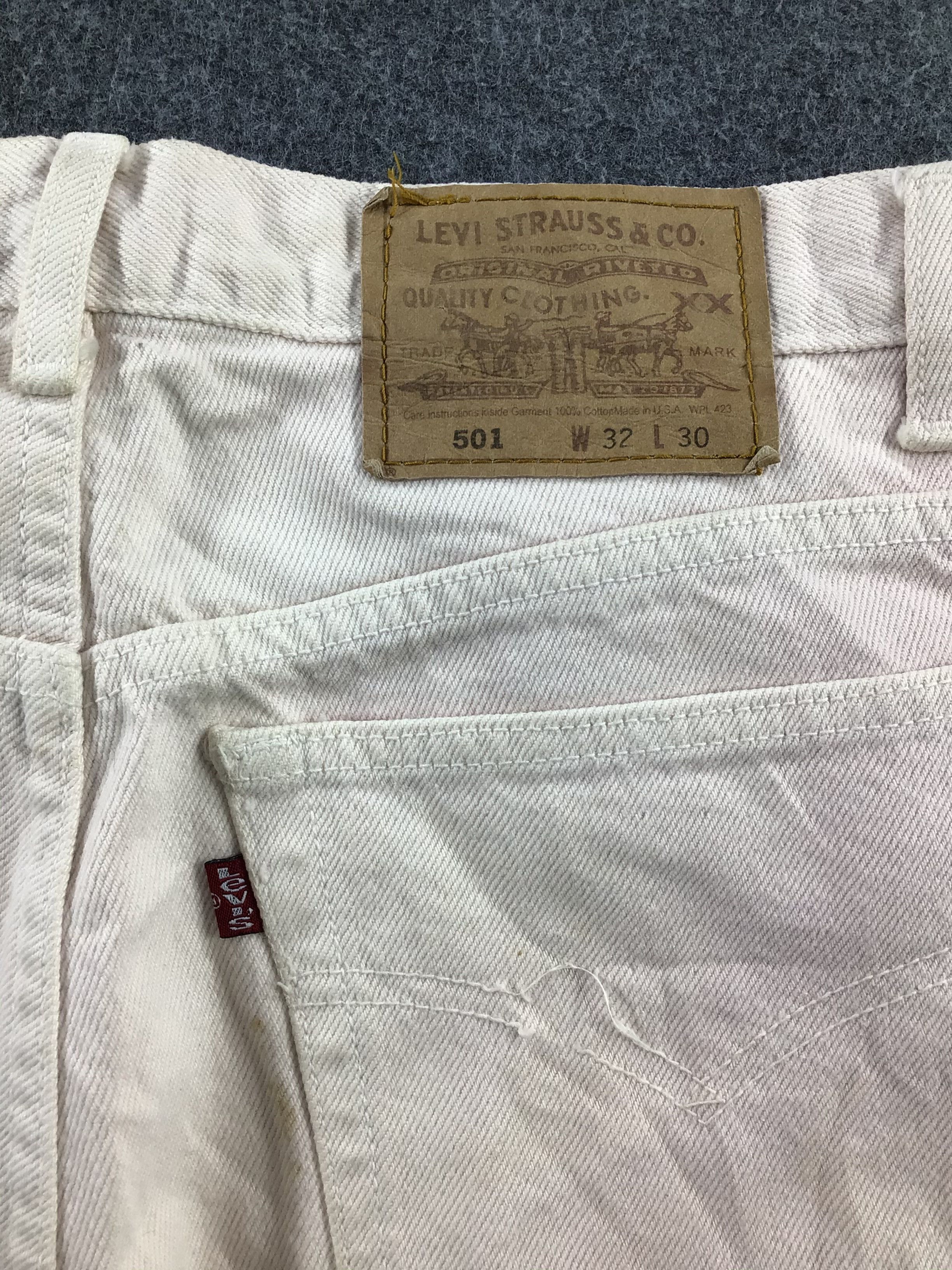 Levi's × Vintage 90s Vintage Levis 501 Jeans-JM615 Size US 32 / EU 48 - 5 Thumbnail