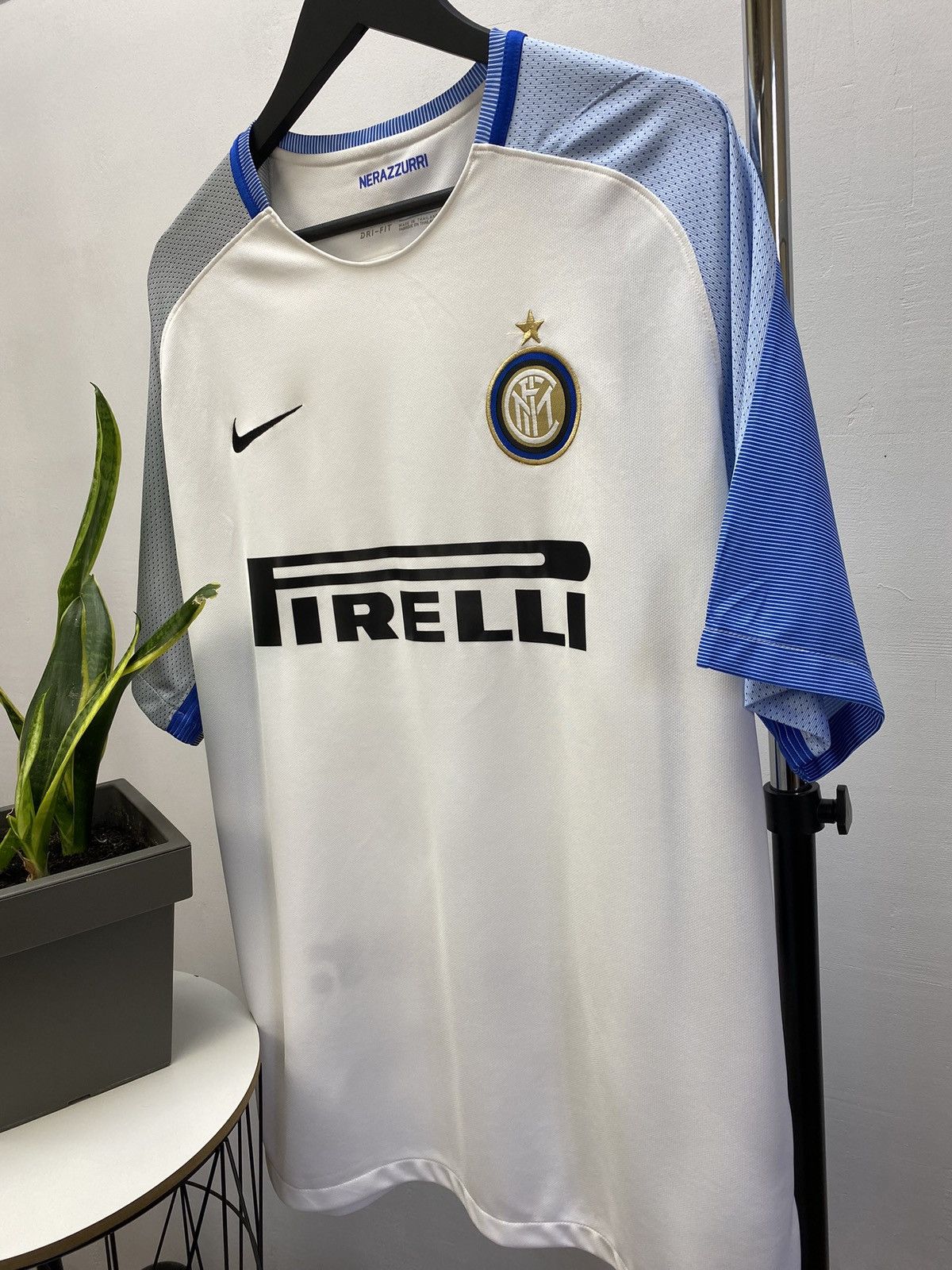Nike Nike Inter Milan Football Jersey 2017/2018 Away Pirelli Size US XXL / EU 58 / 5 - 2 Thumbnail
