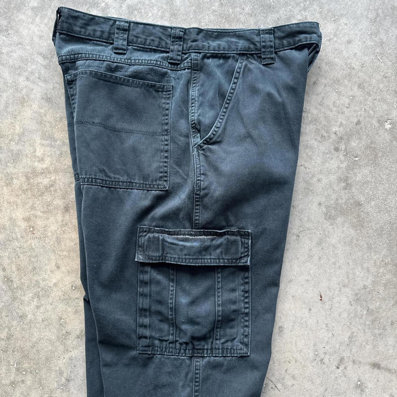 Wrangler Black Wrangler utility cargo pants #skater Size US 34 / EU 50 - 6 Thumbnail