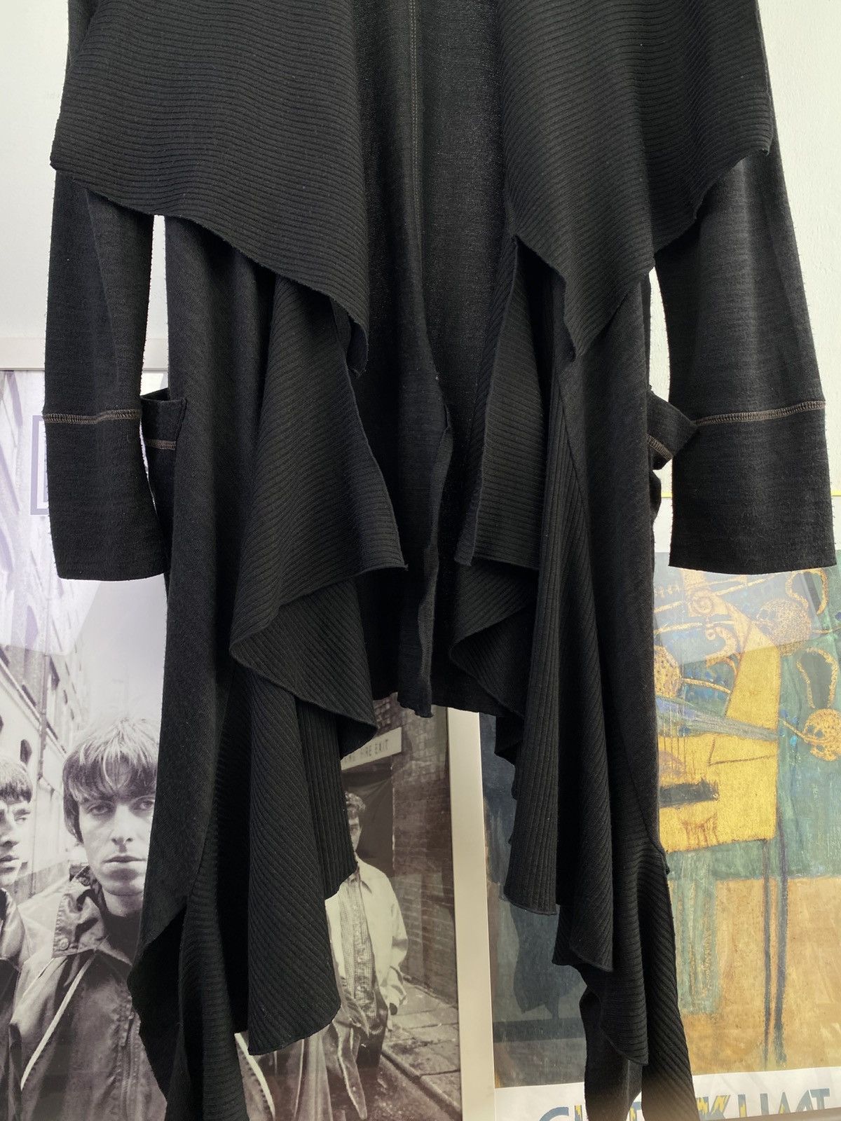 Japanese Brand Odds on Japan by Kozen Kavalier Asymmetrical Draped Cardigan Size US S / EU 44-46 / 1 - 3 Thumbnail