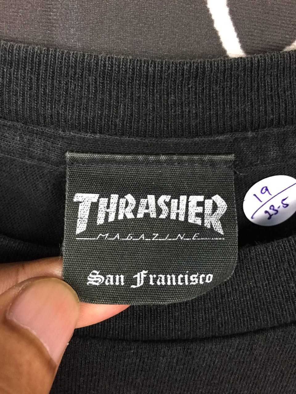 Marvel Comics × Thrasher Distressed Thrasher Magazine X Marvel Captain America Tee Size US S / EU 44-46 / 1 - 12 Thumbnail