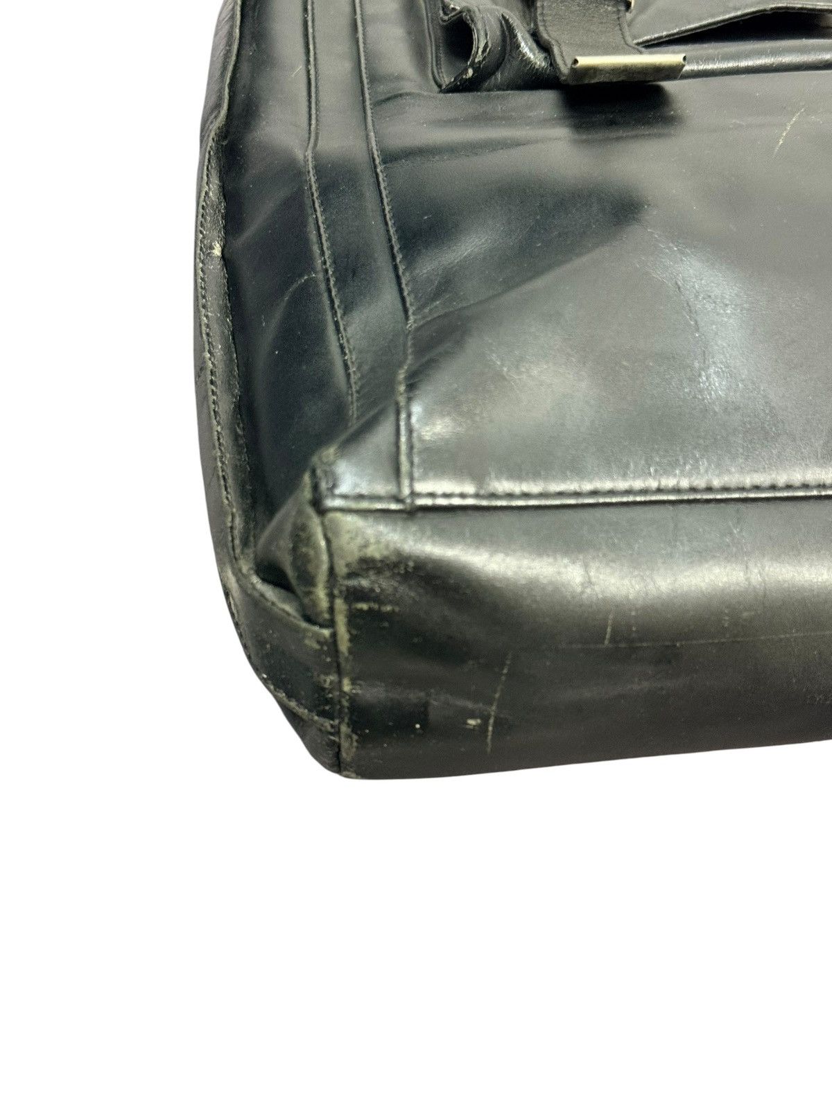 Jean Paul Gaultier Full Leather JPG Tote Bag prada julius dior homme lgb 1🟩4 Size ONE SIZE - 7 Thumbnail