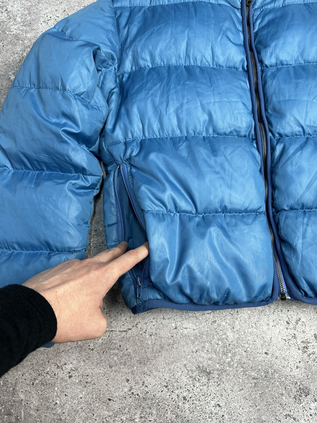 Diesel Vintage Diesel Bomber Puffer Jacket Cropped 90’s Blue Size US M / EU 48-50 / 2 - 11 Thumbnail