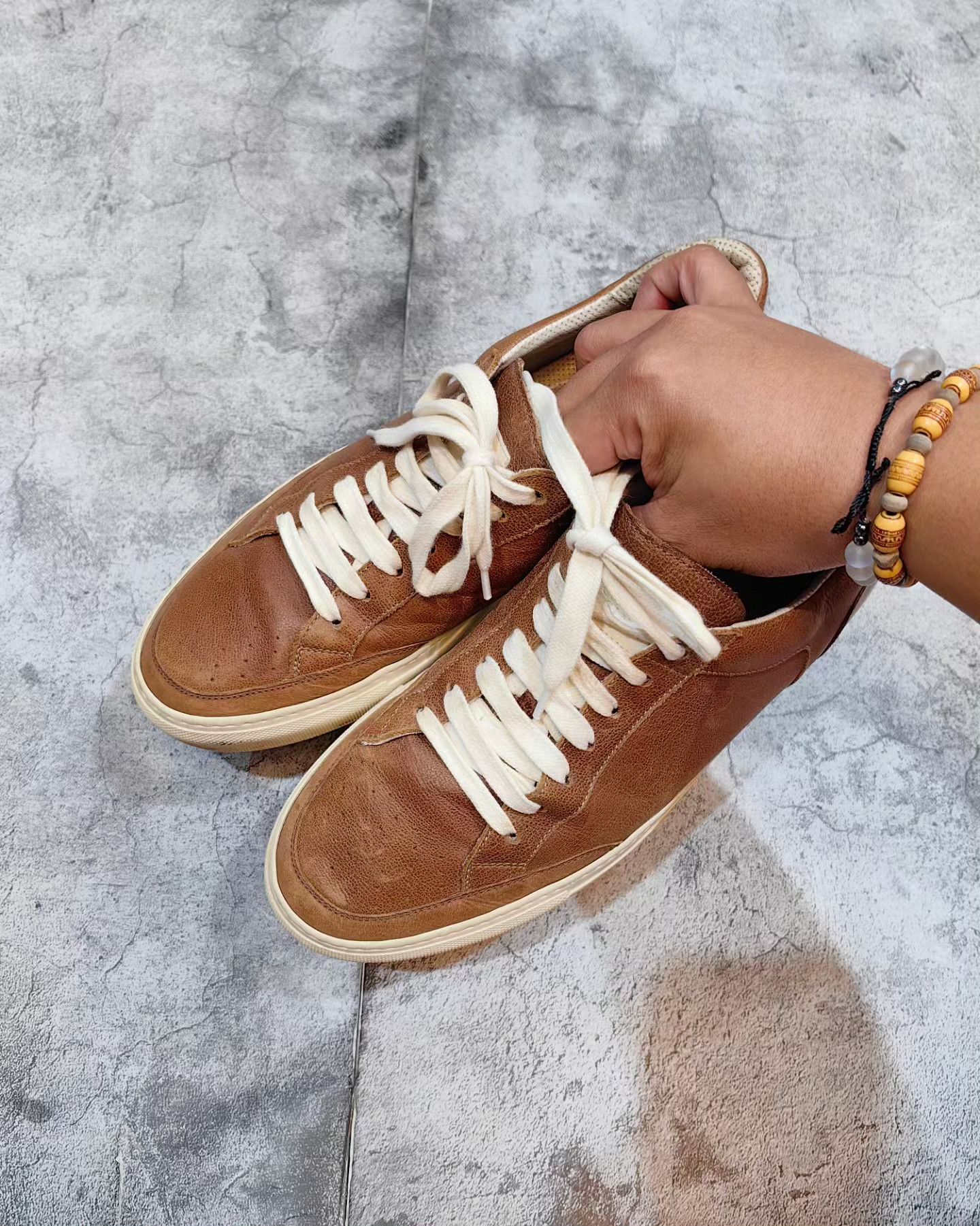 Brunello Cucinelli Brunello cucinelli full grain leather sneakers Size US 8 / EU 41 - 10 Thumbnail