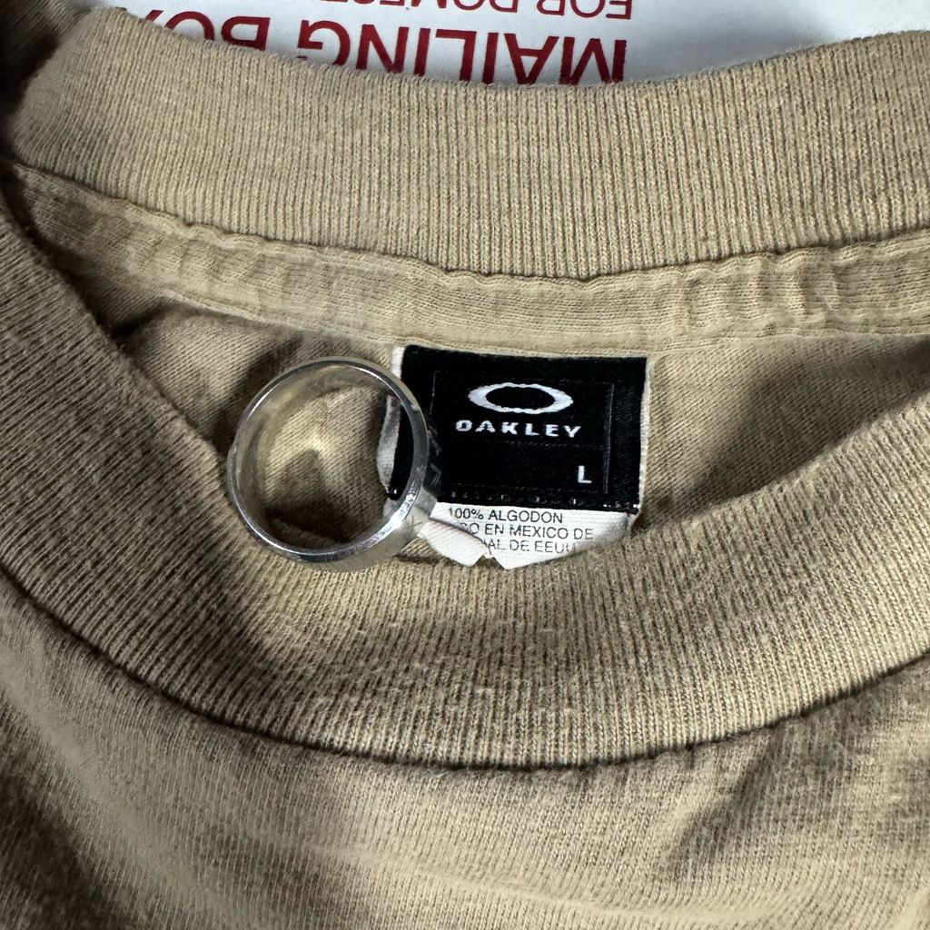 Oakley 90s Y2K Oakley Software Tan Big O Logo Size Large Techwear Size US L / EU 52-54 / 3 - 3 Thumbnail