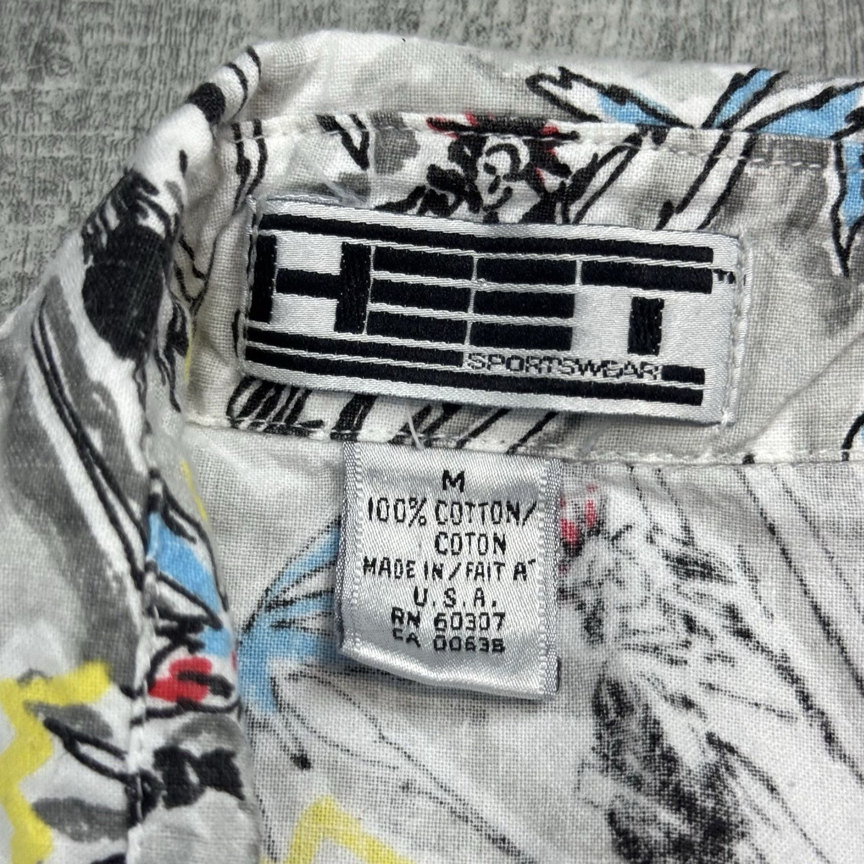 Vintage VINTAGE Heet Tropical Floral Button Shirt M White 90s Summer Beach Party Men's Size US M / EU 48-50 / 2 - 3 Thumbnail