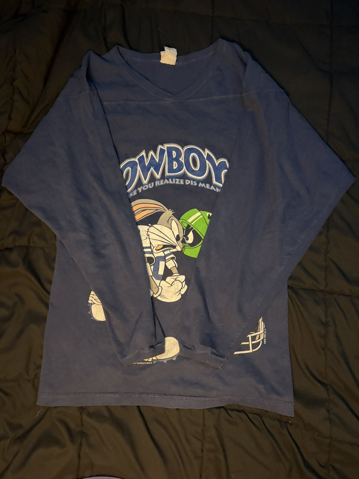Vintage Vintage Dallas cowboys 1993 looney toons collab Size US L / EU 52-54 / 3 - 1 Thumbnail