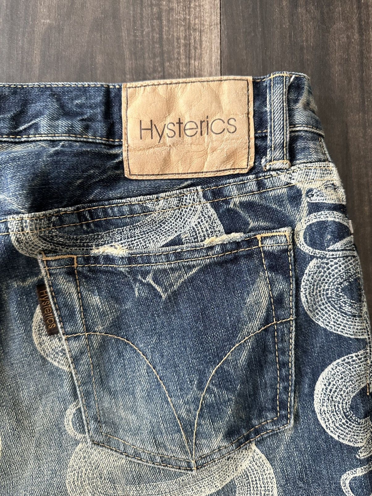 Hysteric glamour snake denim