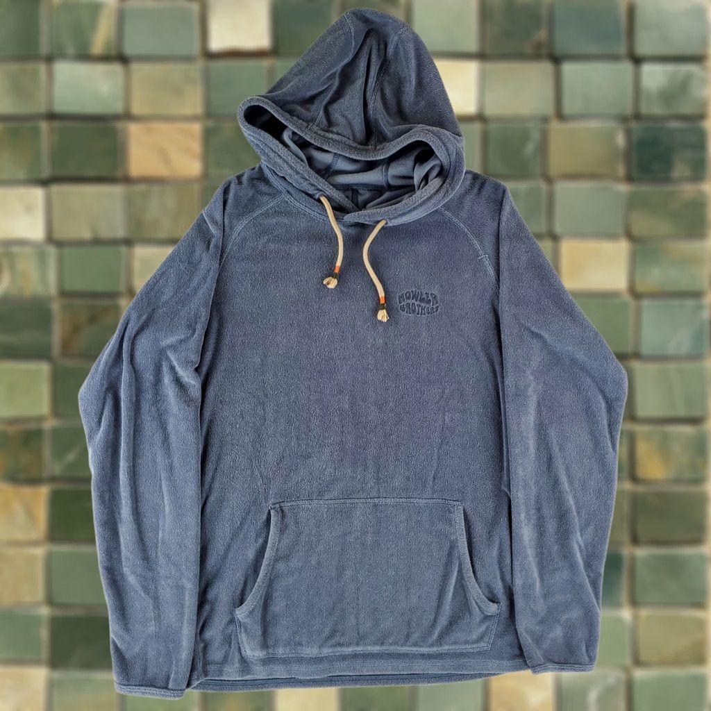 Howler Brothers Howler Brothers Hoodie Terry Cloth Blue Long Sleeve Thumb Holes Mens M Size US M / EU 48-50 / 2 - 1 Thumbnail