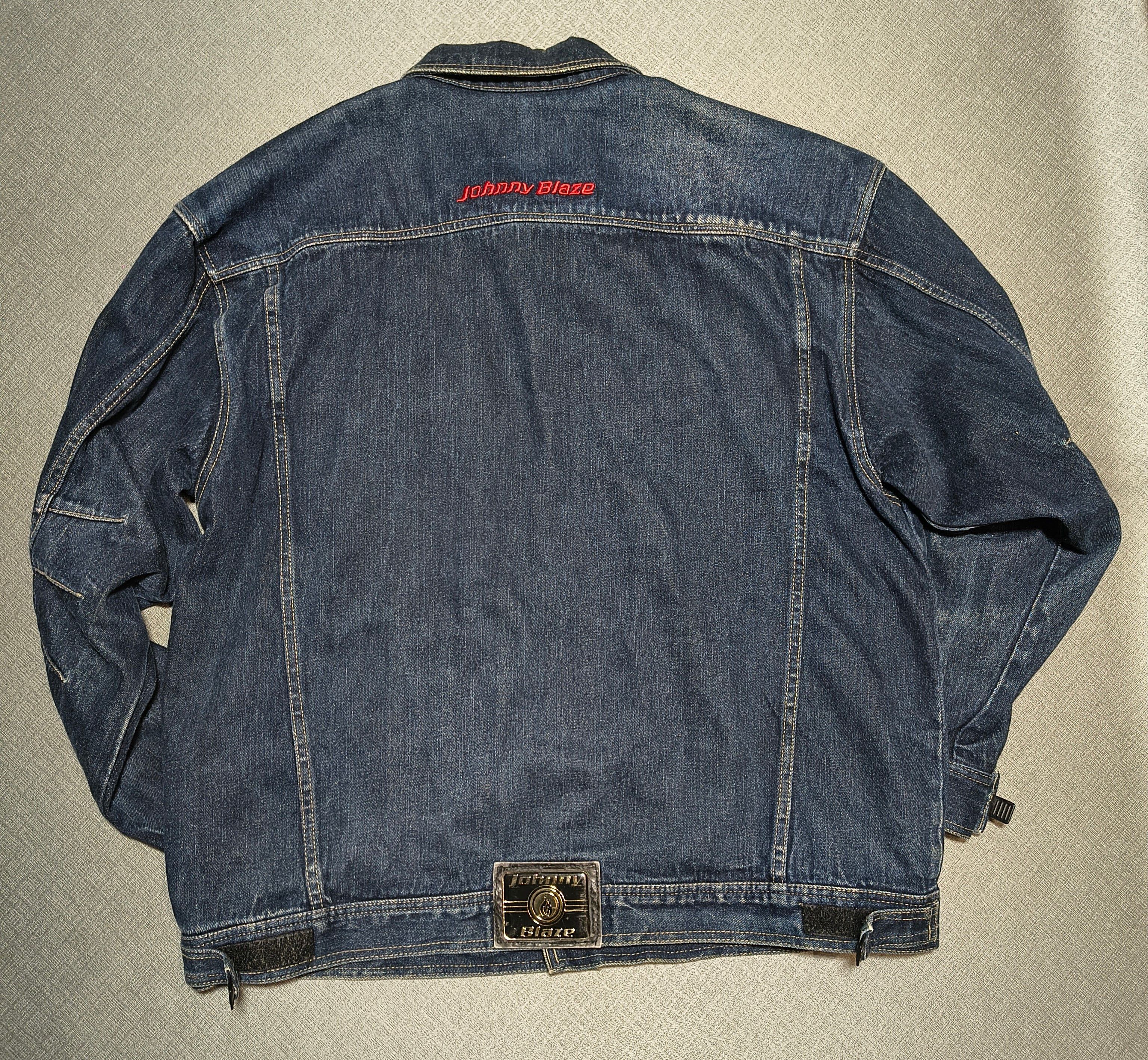 Other Johnny Blaze Vintage Denim Jacket Y2K Hip‑Hop Style Rare Size US XL / EU 56 / 4 - 6 Thumbnail