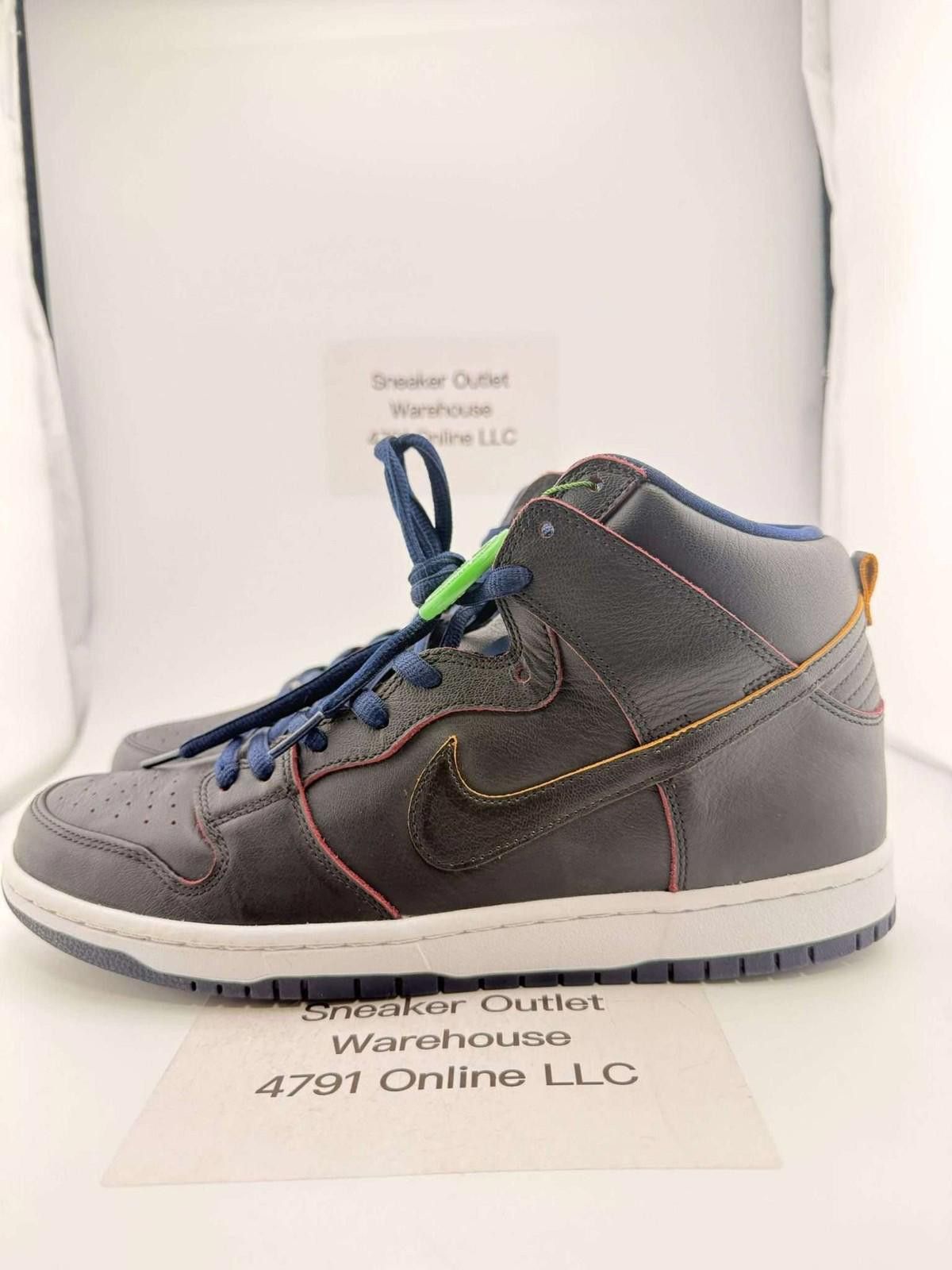 Nike Nike SB Dunk High Pro NBA Black College Navy US 11 New Size US 11 / EU 44 - 1 Thumbnail