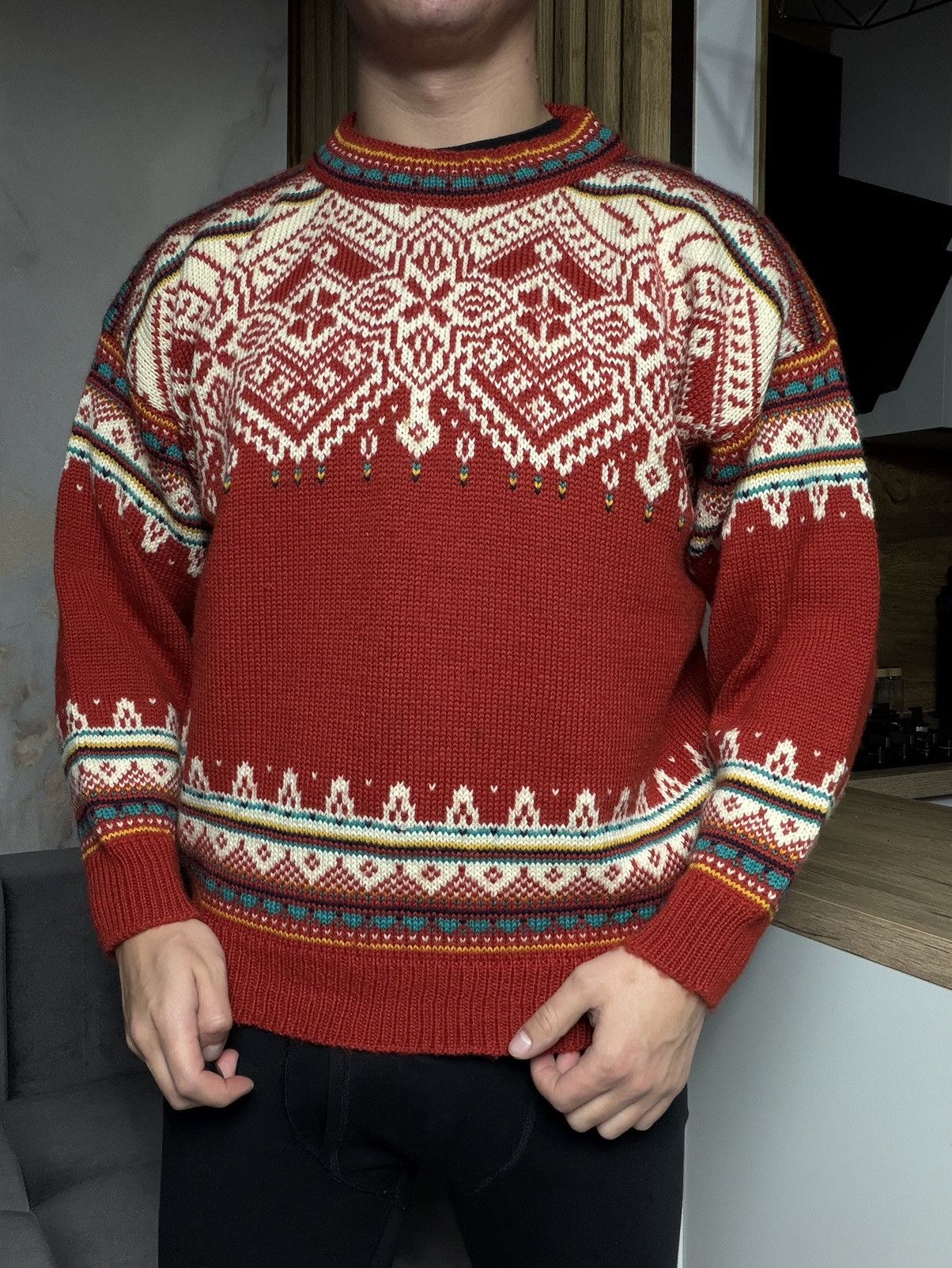 Dale Of Norway 80’ Dale of Norway Mens Olympics Fair Isle Sweater Vintage Size US M / EU 48-50 / 2 - 1 Thumbnail