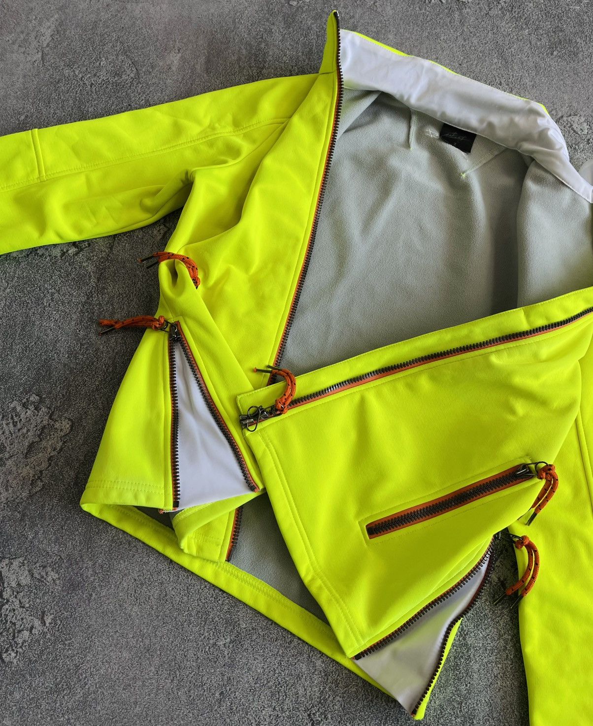 JET SET Women Green SoftShell Jacket Size 2 ( M ) Outdoor