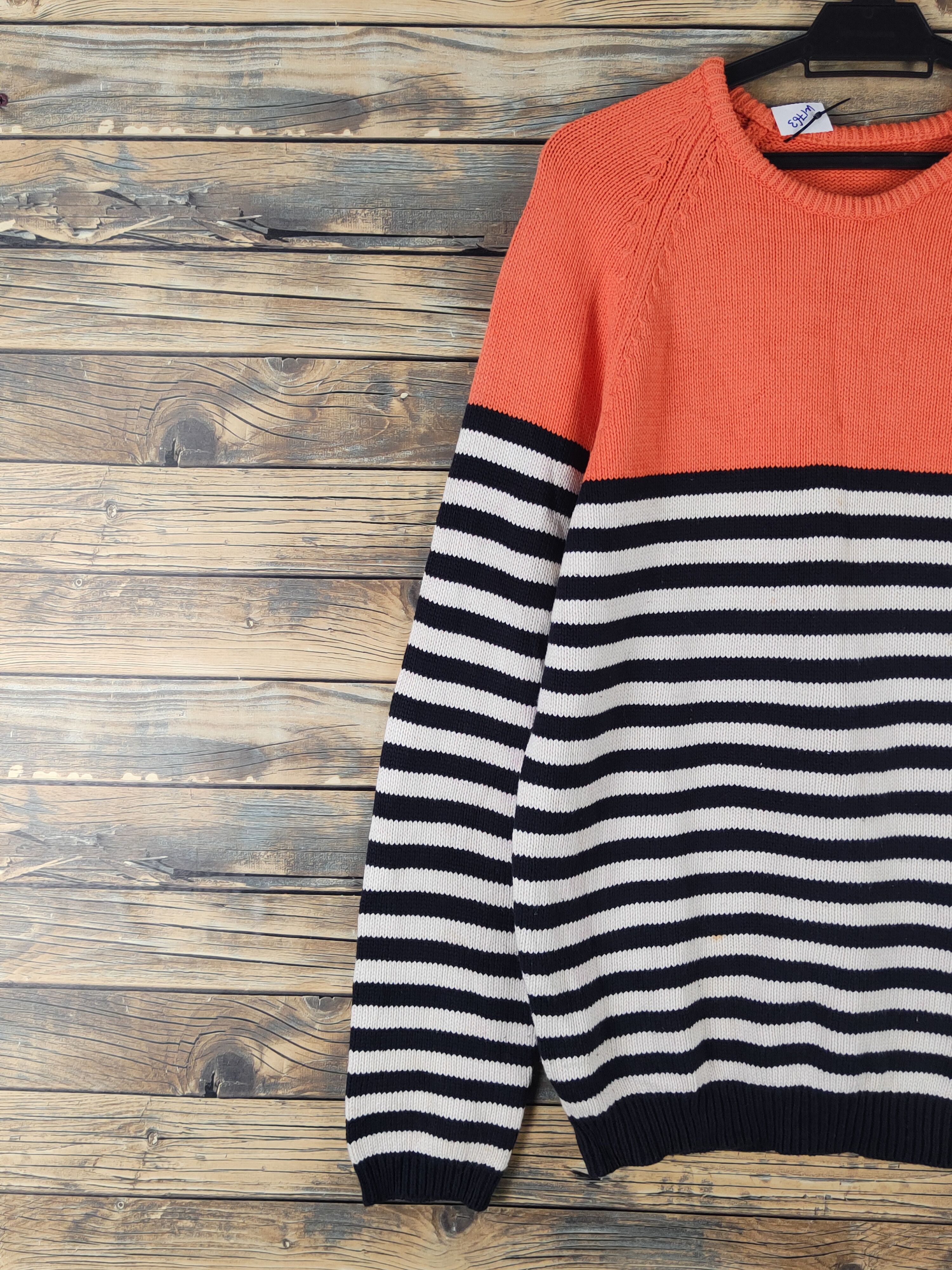 Aran Isles Knitwear Japanese Brand Orange Knitwear Sweatshirts #W1763 Size US L / EU 52-54 / 3 - 3 Thumbnail