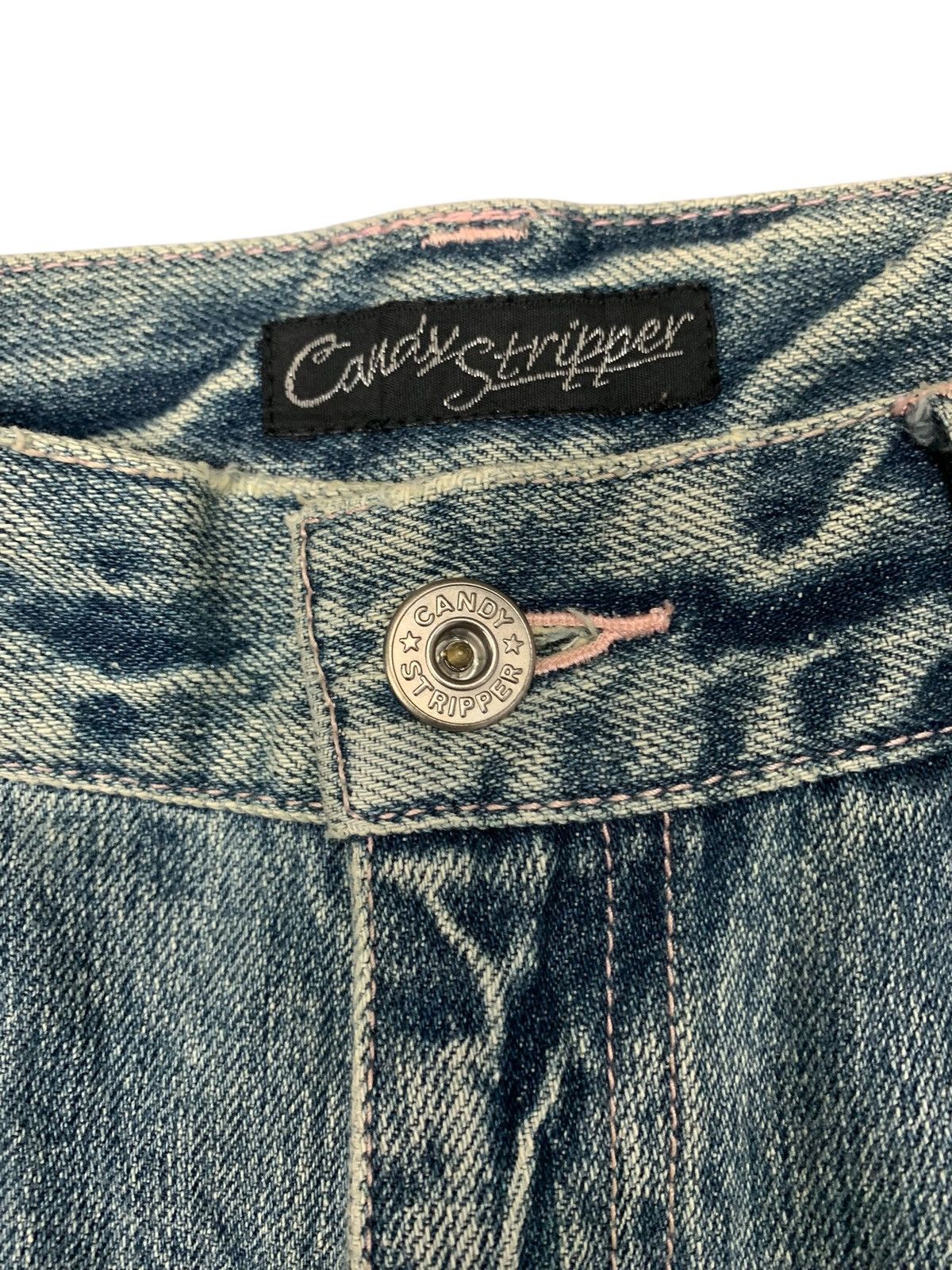 Hysteric Glamour 2000s Y2K Candy stripper cuties distrassed Size US 31 - 8 Thumbnail