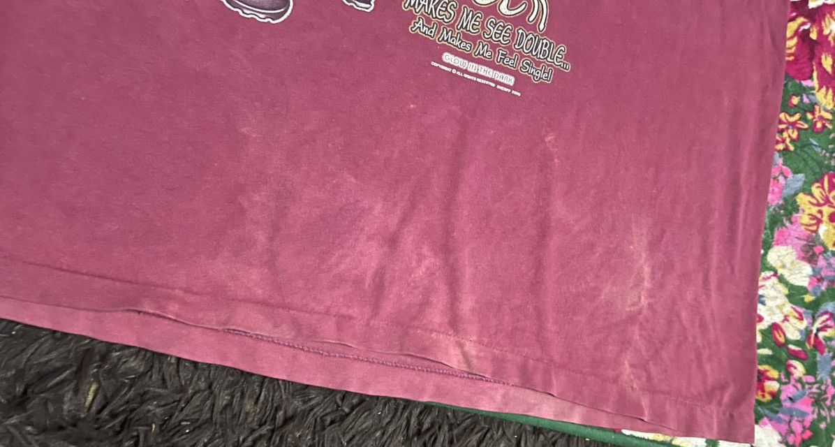 Vintage RAREVINTAGE 90s SHEARIF BEER MAKE ME DOUBLE GLOW IN THE DARK Size US M / EU 48-50 / 2 - 4 Thumbnail