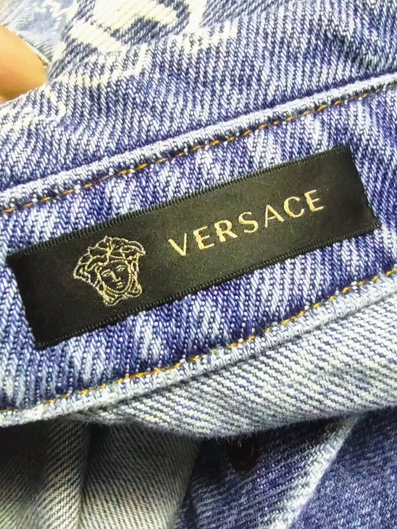 Versace Versace Graffiti denim jacket Size US S / EU 44-46 / 1 - 5 Thumbnail