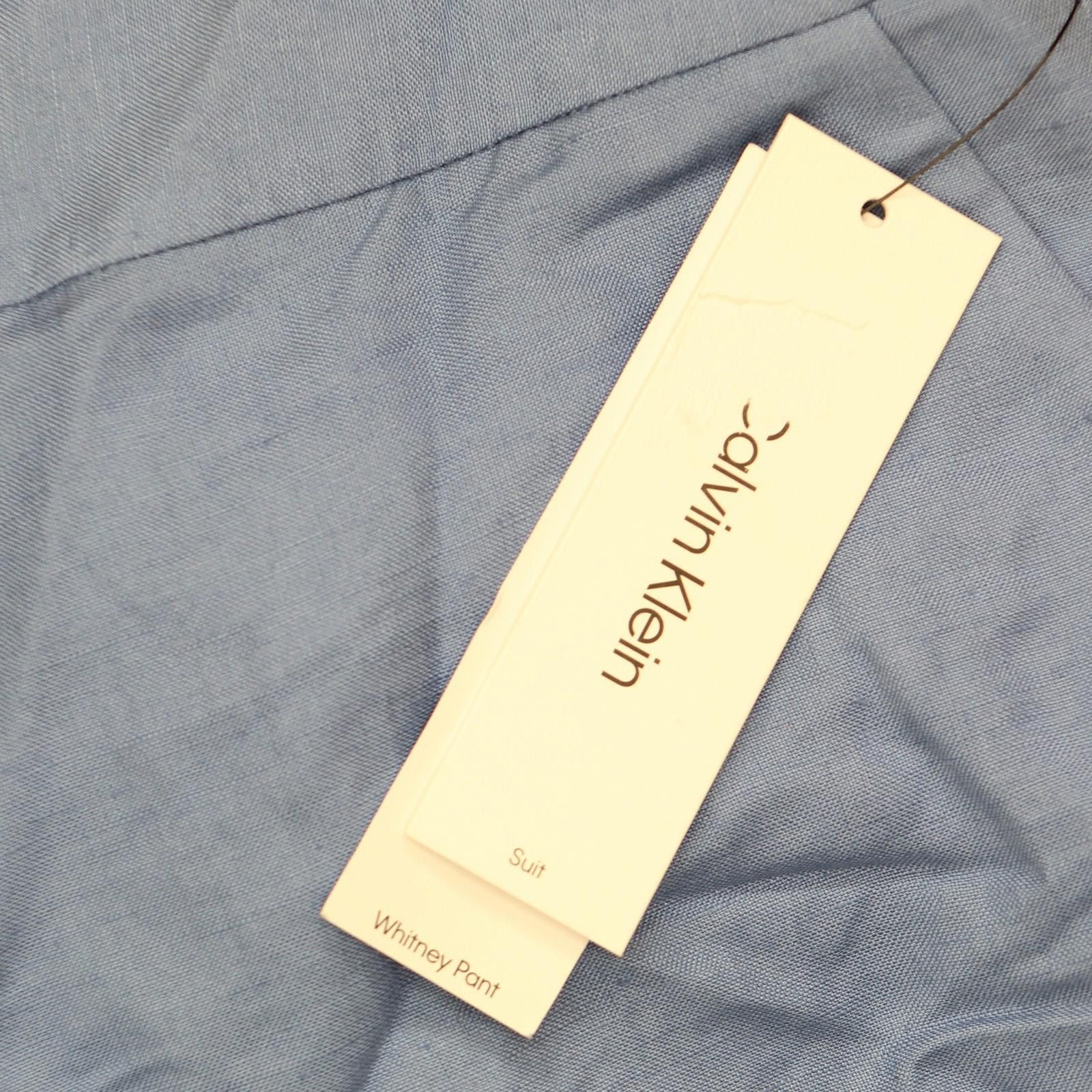 Calvin Klein Nwt Calvin Klein Wide-leg Pants S43pa994 Bayour Blue 16 Size 38" / US 16 / IT 52 - 3 Thumbnail