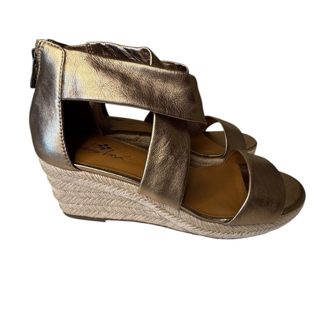 Patricia Nash Patricia Nash NEW Rubia Leather Espadrille Wedge Sandals Size US 11 / IT 41 - 3 Thumbnail