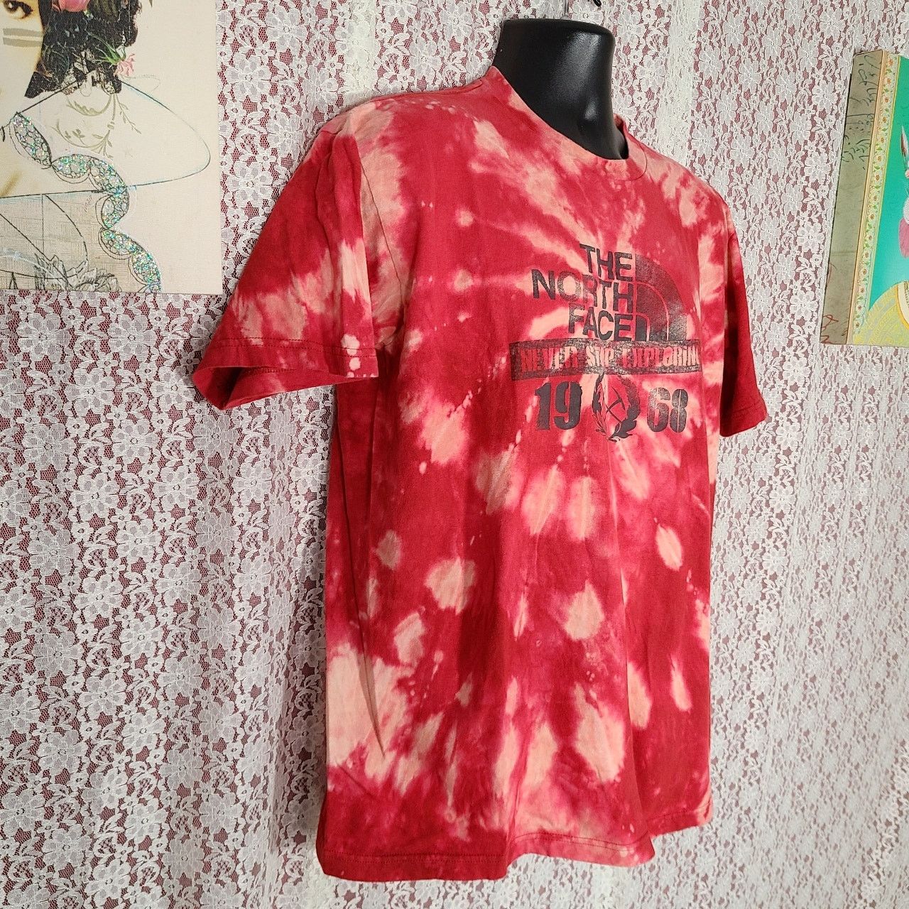 The North Face The North Face Red tie dye never stop exploring tee large Size US L / EU 52-54 / 3 - 2 Thumbnail