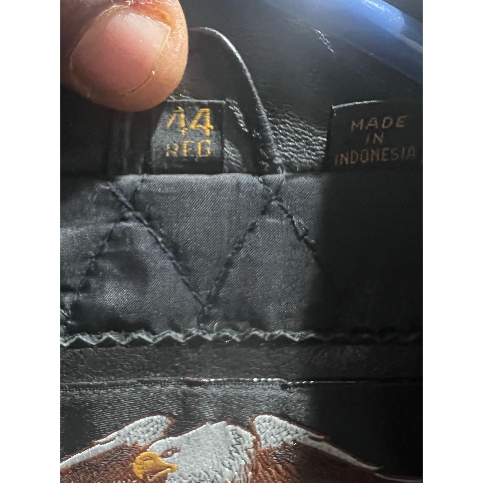 Harley Davidson Harley-Davidson Men’s Leather Jacket 44 L Black Eagle Patch Size L / US 10 / IT 46 - 4 Thumbnail