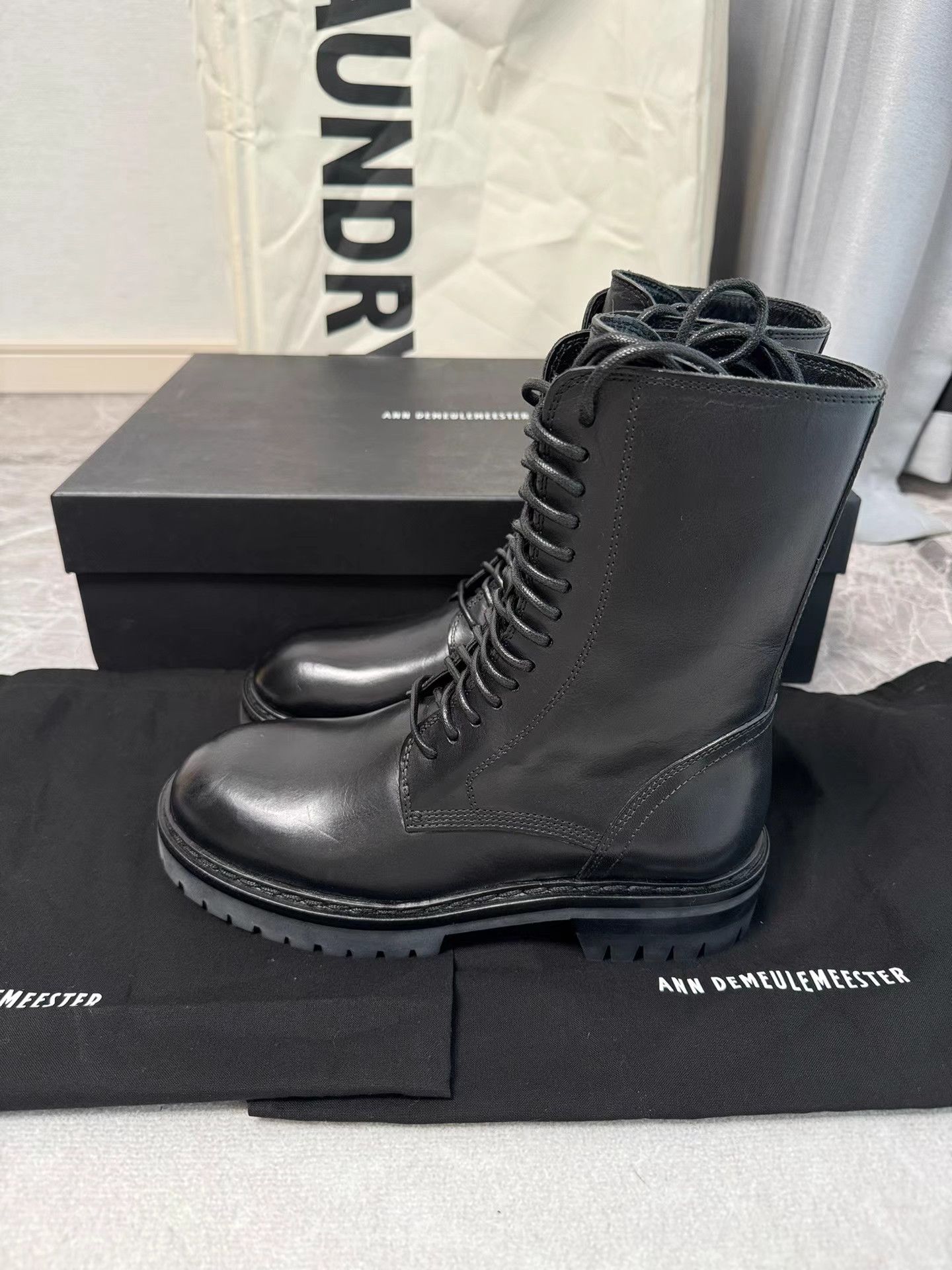 Ann Demeulemeester Ann Demeulemeester Ankle Boots K6 Size US 6.5 / IT 36.5 - 1 Thumbnail