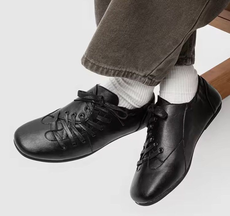 Leather Genuine Leather Square Low Tassel Y2k Sneakers Boots Size US 13 / EU 46 - 5 Thumbnail
