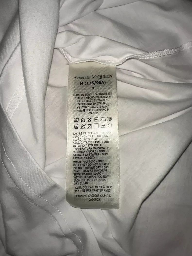 Alexander McQueen Alexander McQUEEN Loose short - sleeved T - shirt for men w Size US M / EU 48-50 / 2 - 4 Thumbnail