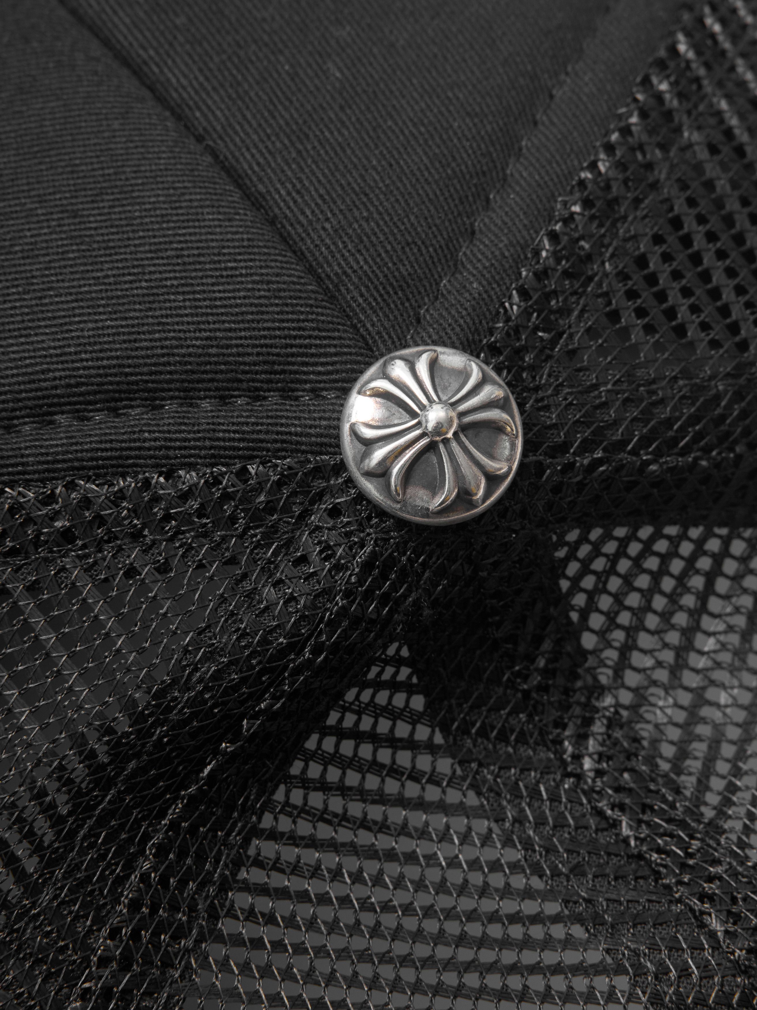Chrome Hearts Chrome Hearts Cemetery Leather Patch Camo Trucker Hat black Size ONE SIZE - 4 Thumbnail