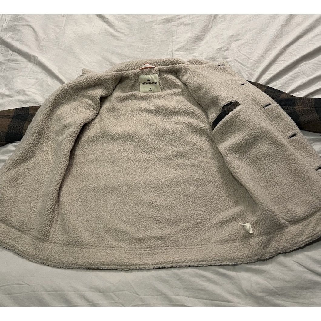 Other The Normal Brand Sherpa Jacket Size Small In Brown & Gray Ch Size US S / EU 44-46 / 1 - 9 Thumbnail