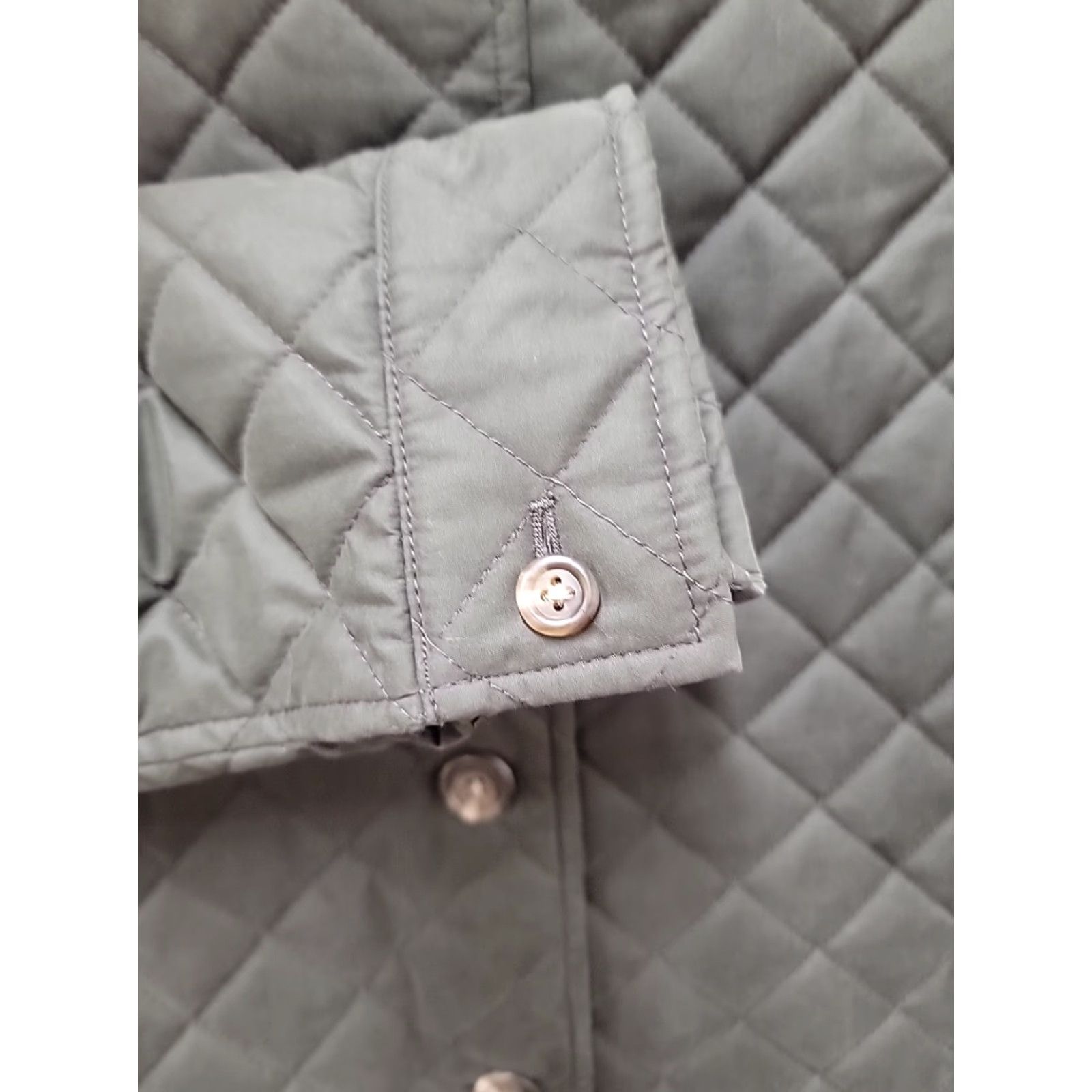 Ralph Lauren VINTAGE Ralph Lauren Black Label LONG Quilted Coat Jacket Green Sz Medium Woman Jacket Size M / US 6-8 / IT 42-44 - 4 Thumbnail