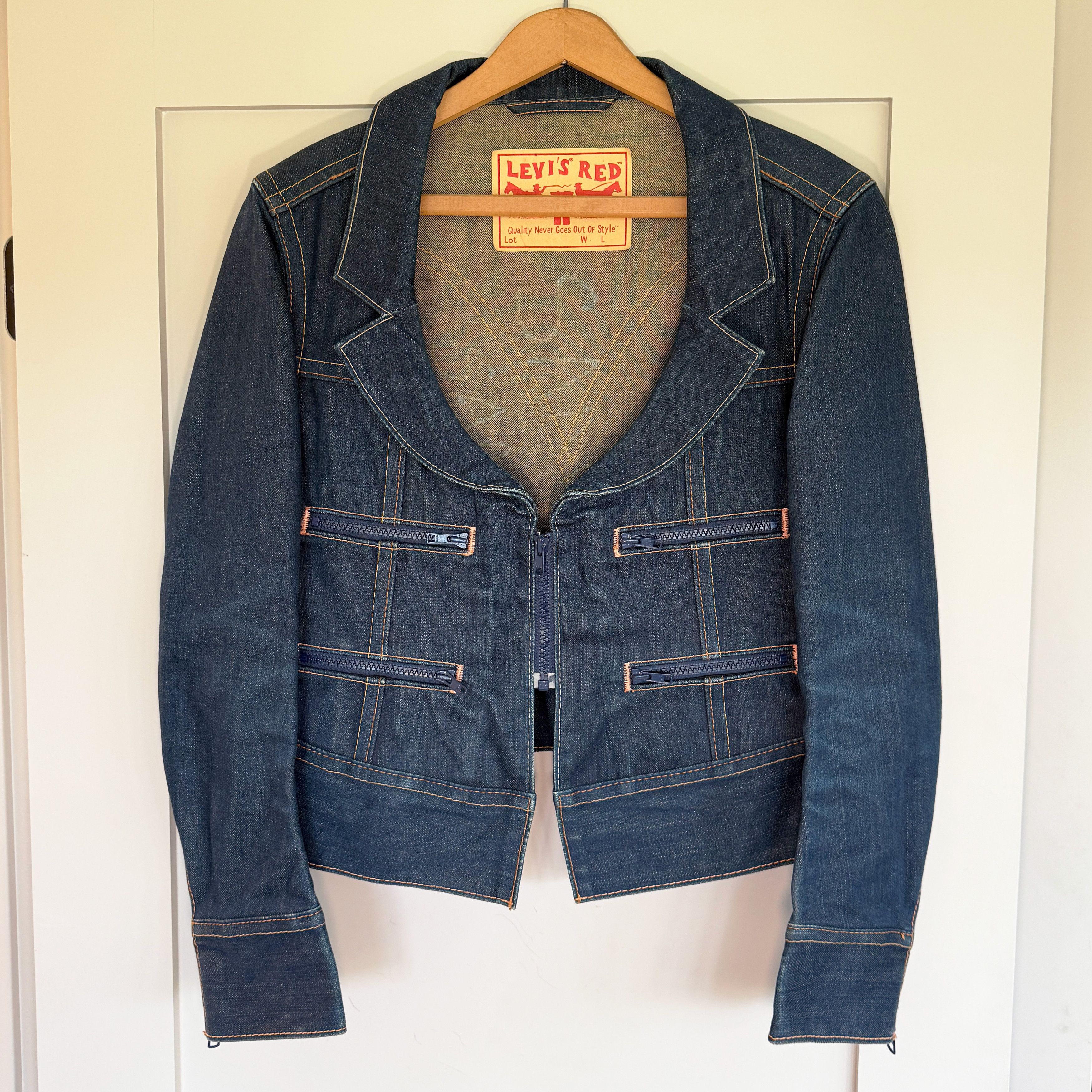 Levi's Rare Levi’s RED Sample Denim Jacket – Circa 1999 6 SM/MED Size M / US 6-8 / IT 42-44 - 1 Thumbnail