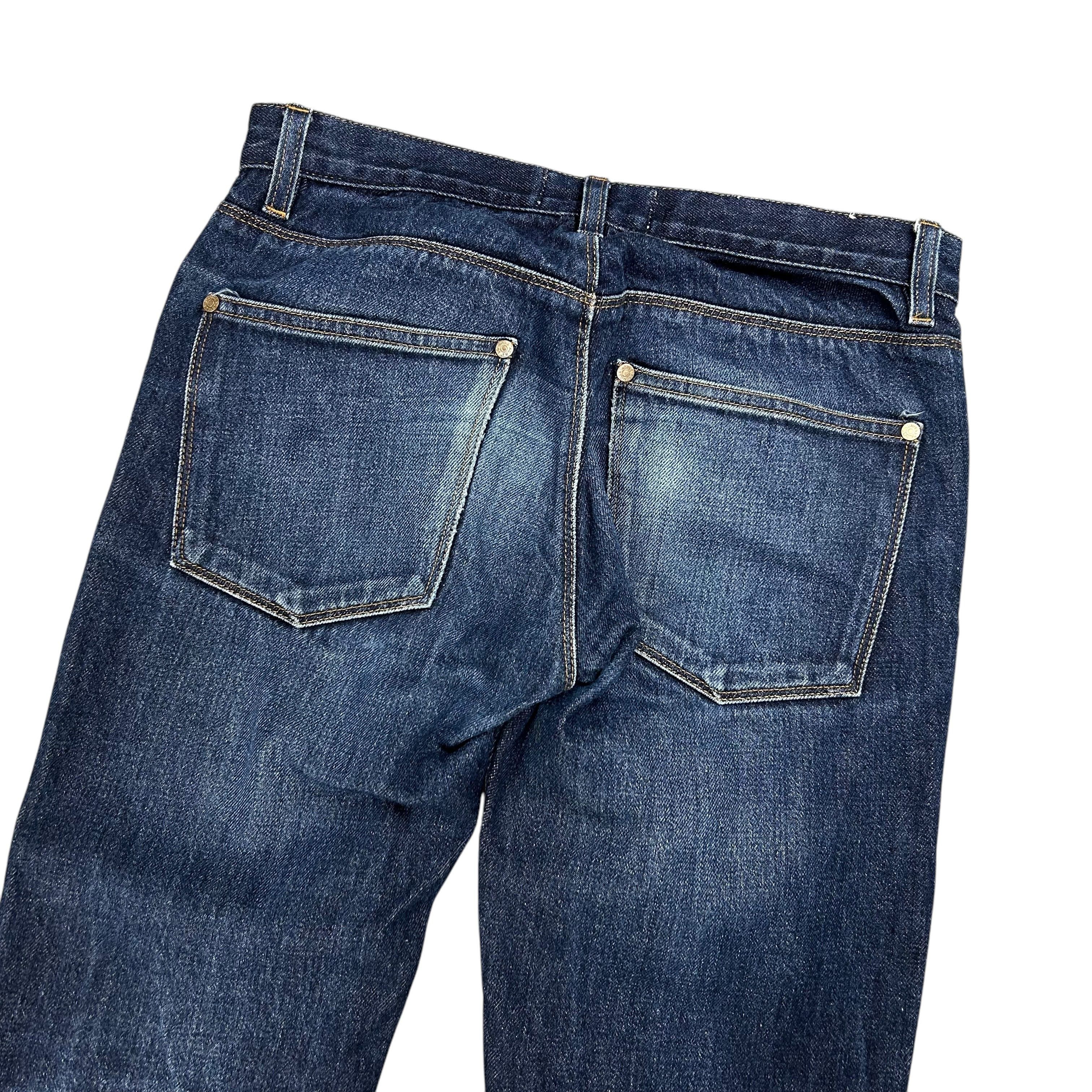 Acne Studios Acne Studios Slim Straight Blue Mid Wash Denim Jeans W29L33 Size US 29 - 4 Thumbnail