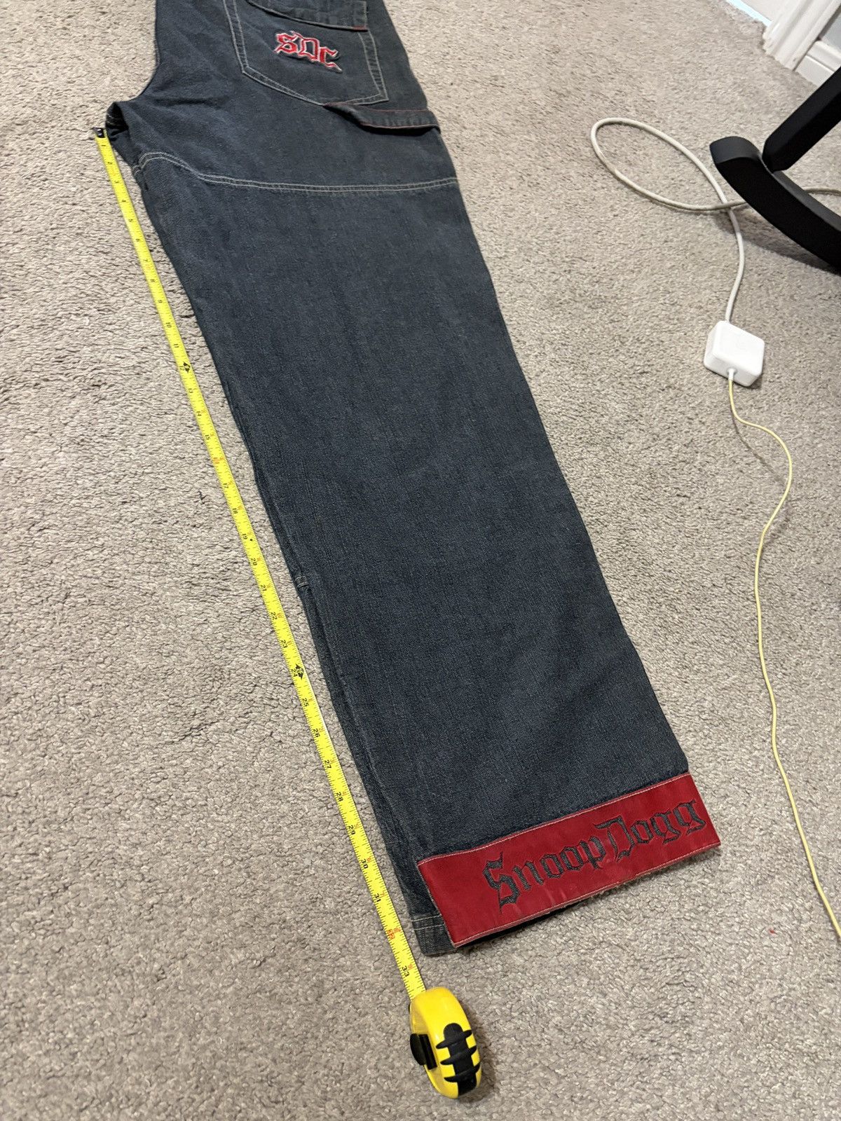 Snoop Dogg Vintage Y2K Snoop Dogg Baggy Embroidered Jeans Size 38/33 Size US 38 / EU 54 - 9 Thumbnail