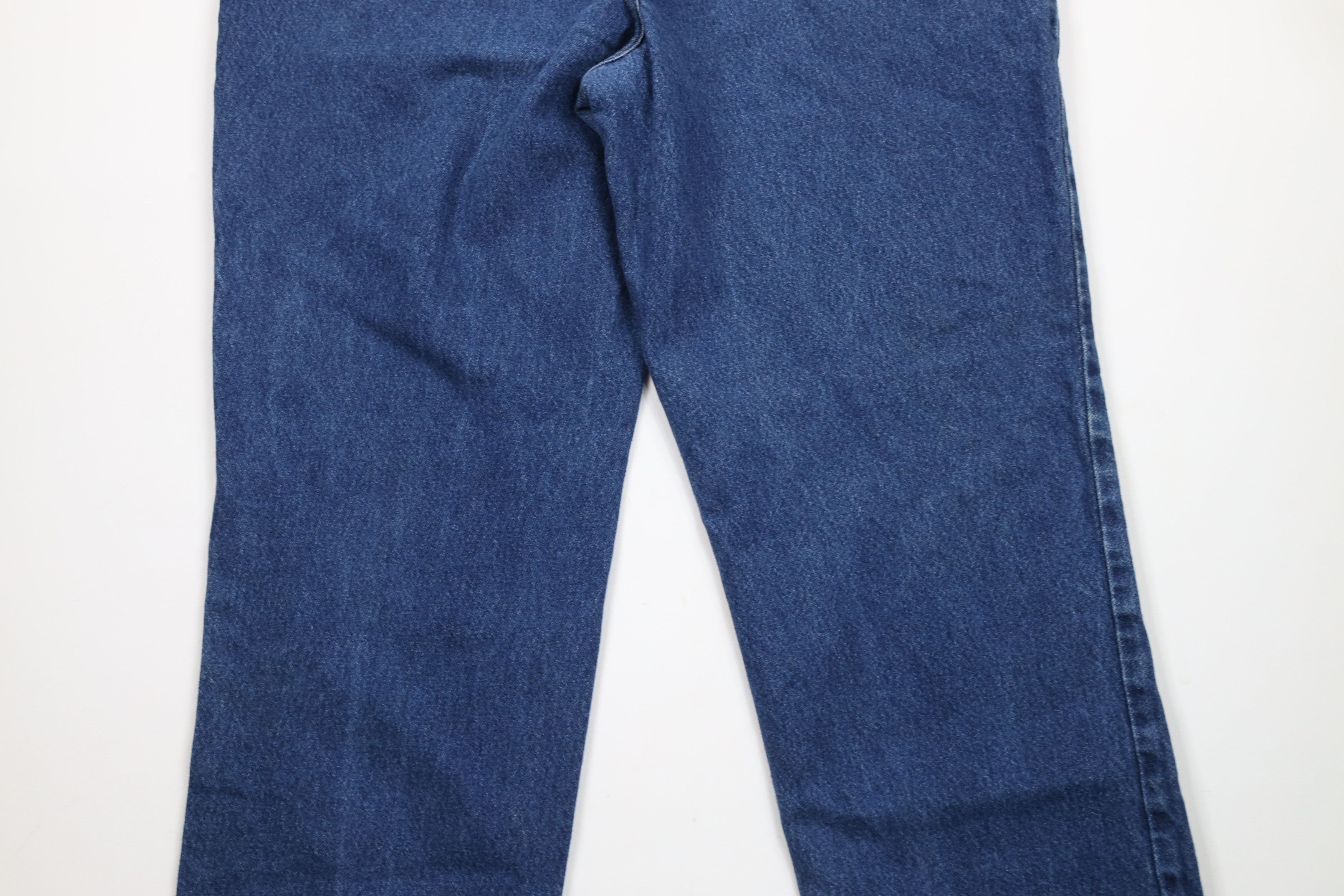 Carhartt × Vintage Vintage Carhartt Spell Out Relaxed Fit Denim Jeans Blue Size US 38 / EU 54 - 13 Thumbnail