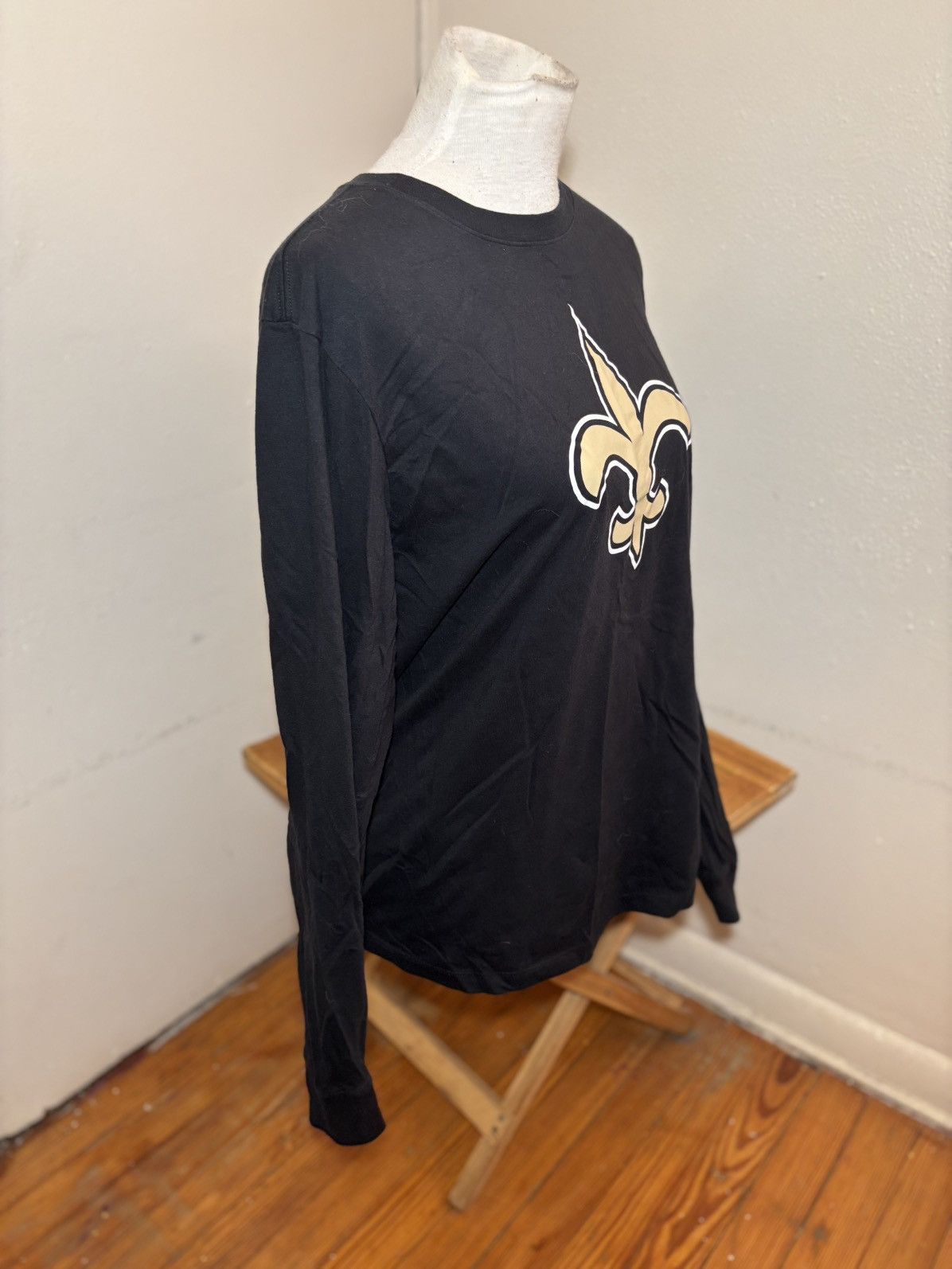 Nike Nike New Orleans Saints Logo Long Sleeve Tee Shirt Size US M / EU 48-50 / 2 - 3 Thumbnail