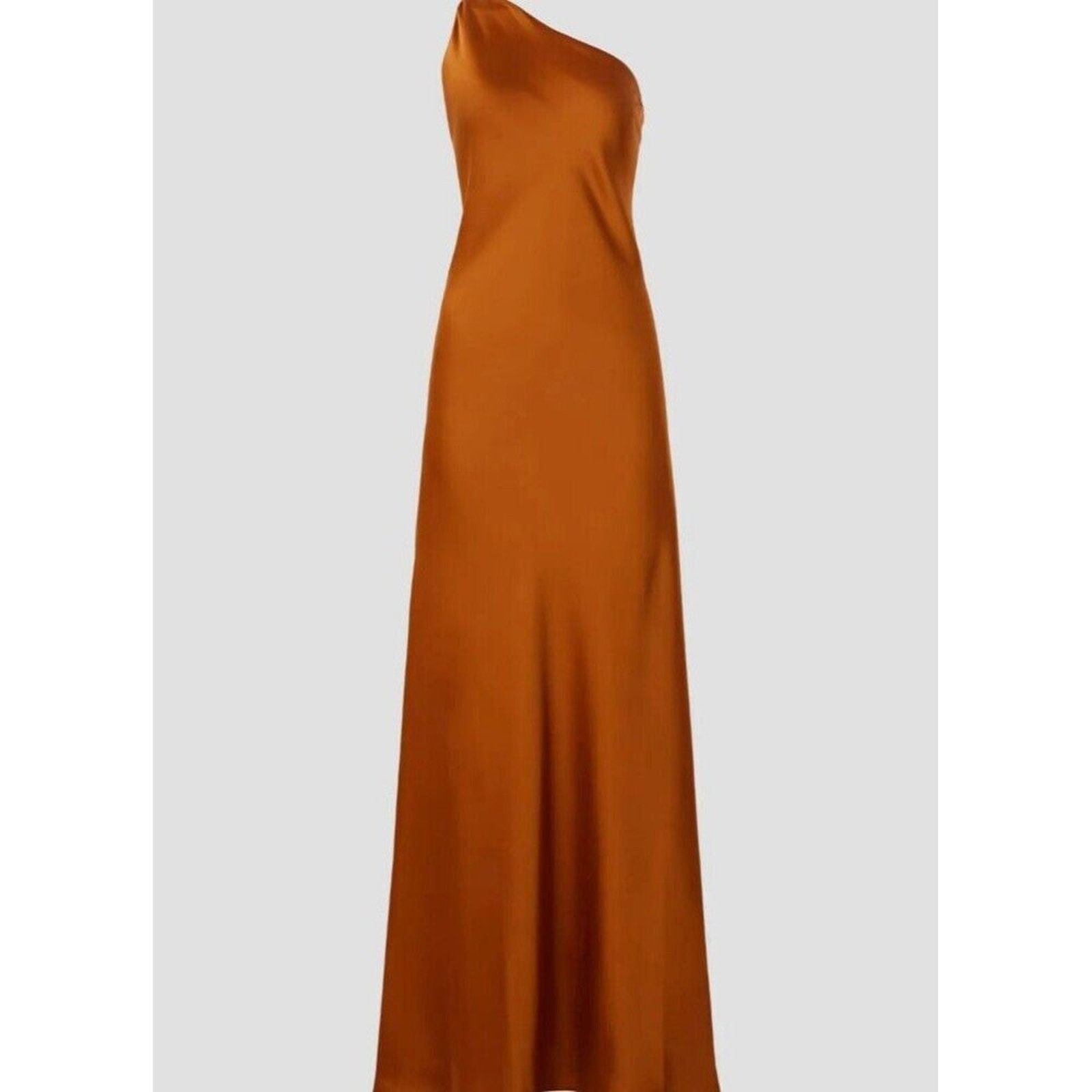 Other RTR sz 2 Obando copper silky one shoulder sleeveless gown Size XS / US 0-2 / IT 36-38 - 2 Thumbnail