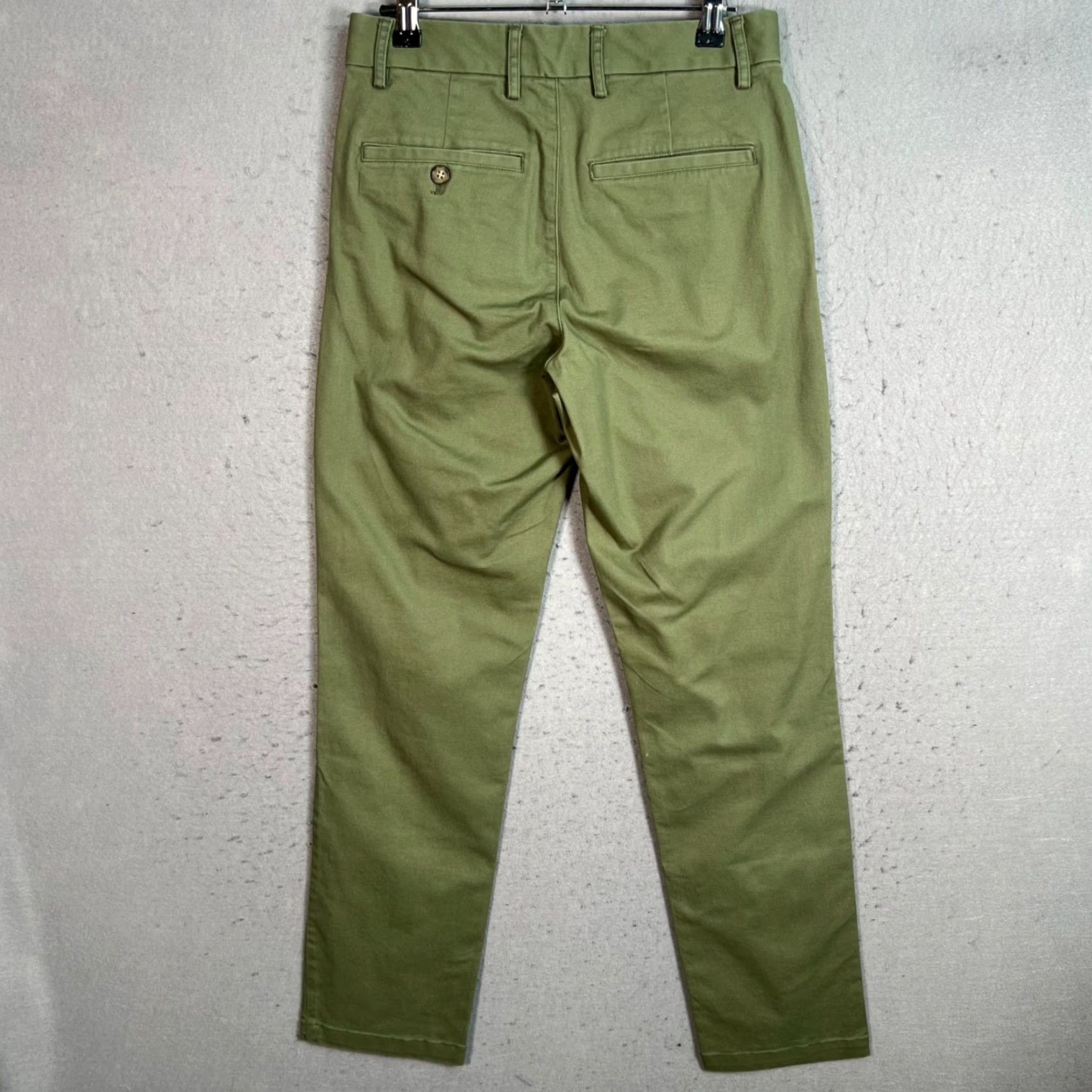 Old Navy Old Navy Slim Fit Casual Pants 26 x 30 Green Cotton Blend Stretch NEW! Mens Pants Regular 26 Green Casual Stretch Old Navy Size US 26 / EU 42 - 2 Thumbnail
