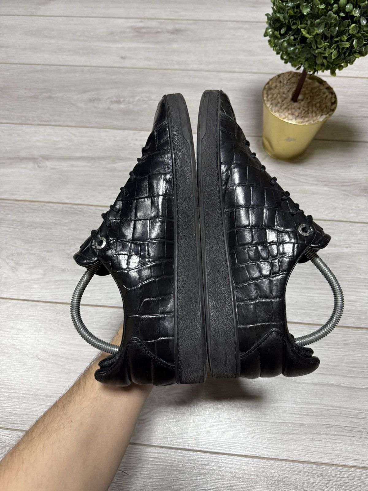 Louis Vuitton LV Louis Vuitton leather trainers shoes sneakers Size US 8.5 / EU 41-42 - 8 Thumbnail