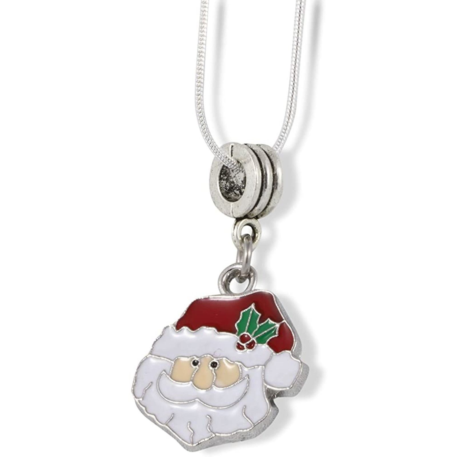 & Other Stories Santa Head Necklace - Christmas Noel St Nick Saint Nicolas Size ONE SIZE - 1 Thumbnail