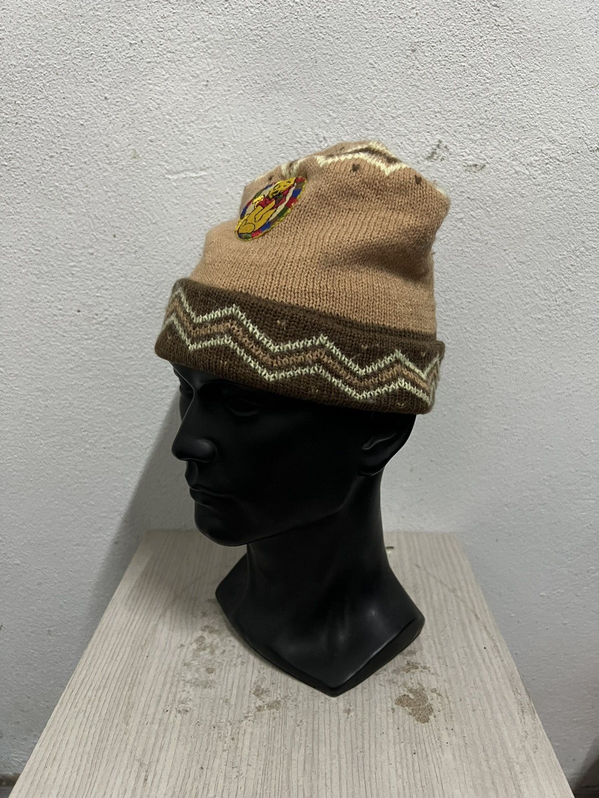 Disney Vintage Pooh Disney Cartoon Beanie Hat Size ONE SIZE - 3 Thumbnail