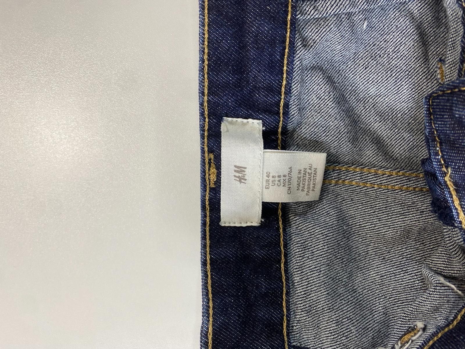 Unknown London H&M Dark Blue Denim Jeans with Front Pockets 8 Size US 30 / EU 46 - 5 Thumbnail