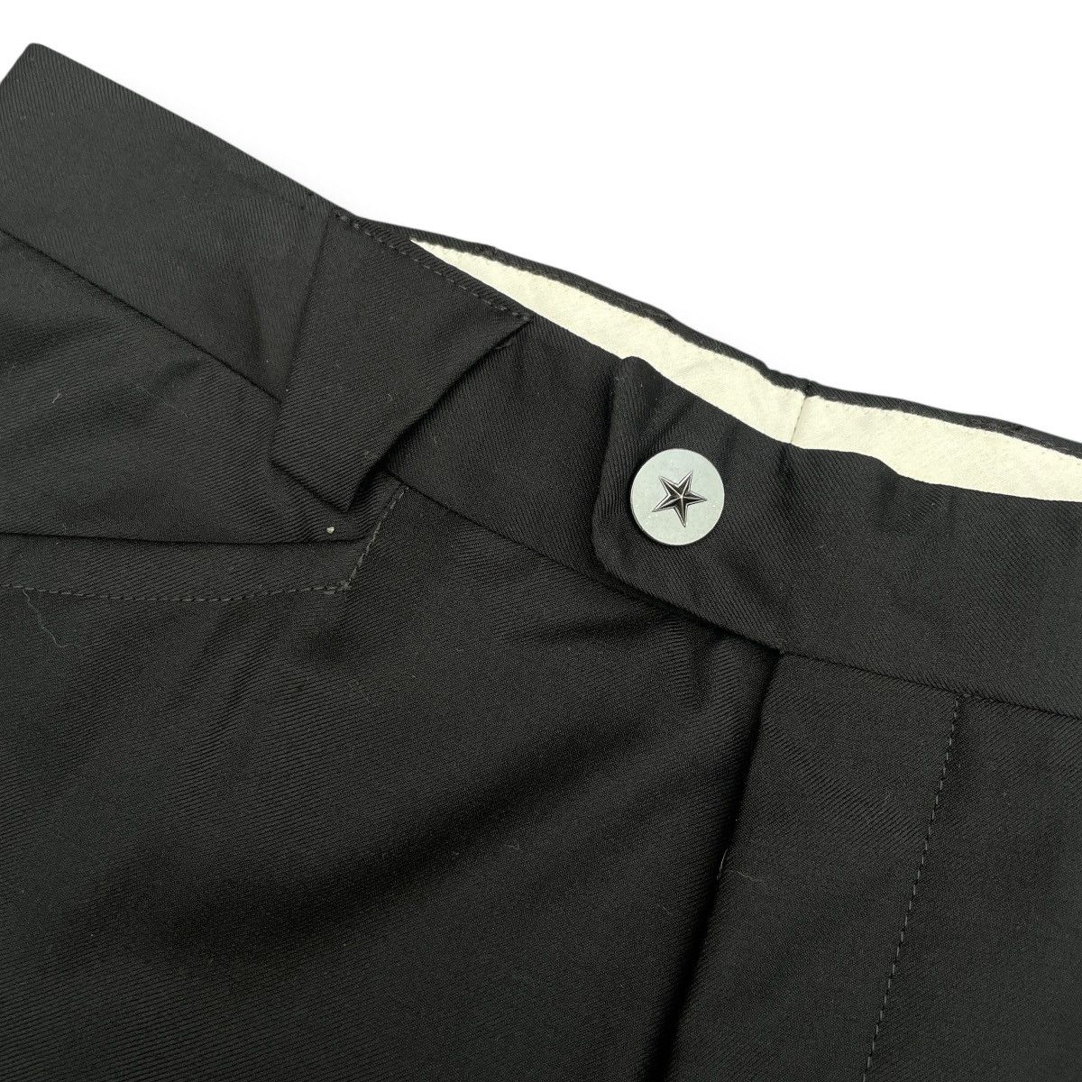 Thierry Mugler RARE Thierry Mugler Wool Long Slim-fit Trousers Black Size US 28 / EU 44 - 4 Thumbnail