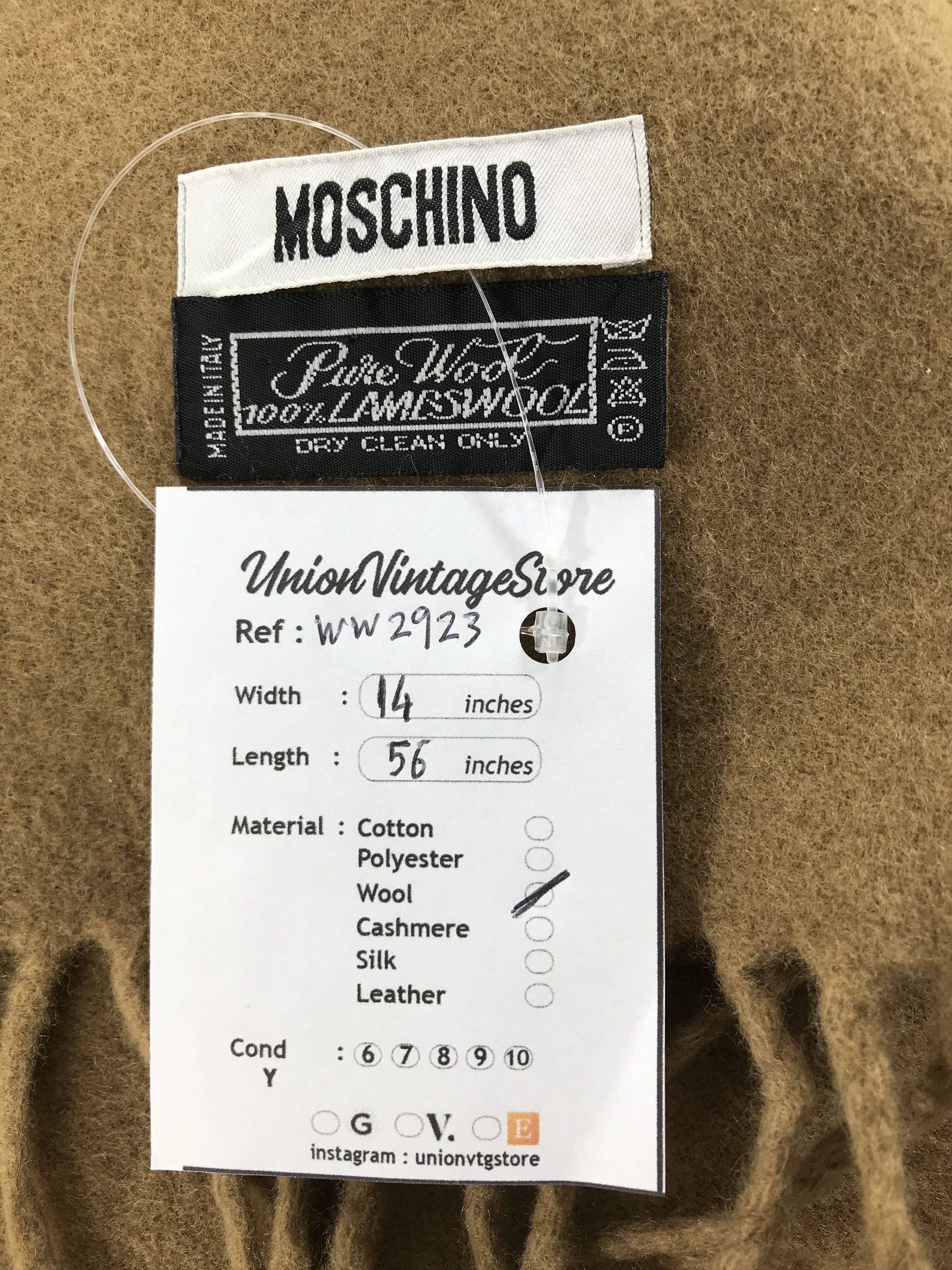 Vintage Moschino Scarf / Muffler / Neckwear Size ONE SIZE - 5 Thumbnail