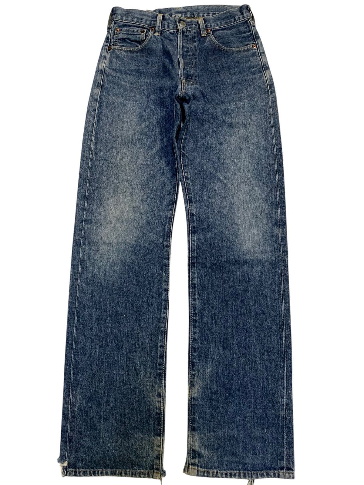 Levi's VINTAGE LEVIS 503B SELVEDGE BIG E FADED DISTRESSED DENIM Size US 28 / EU 44 - 1 Thumbnail