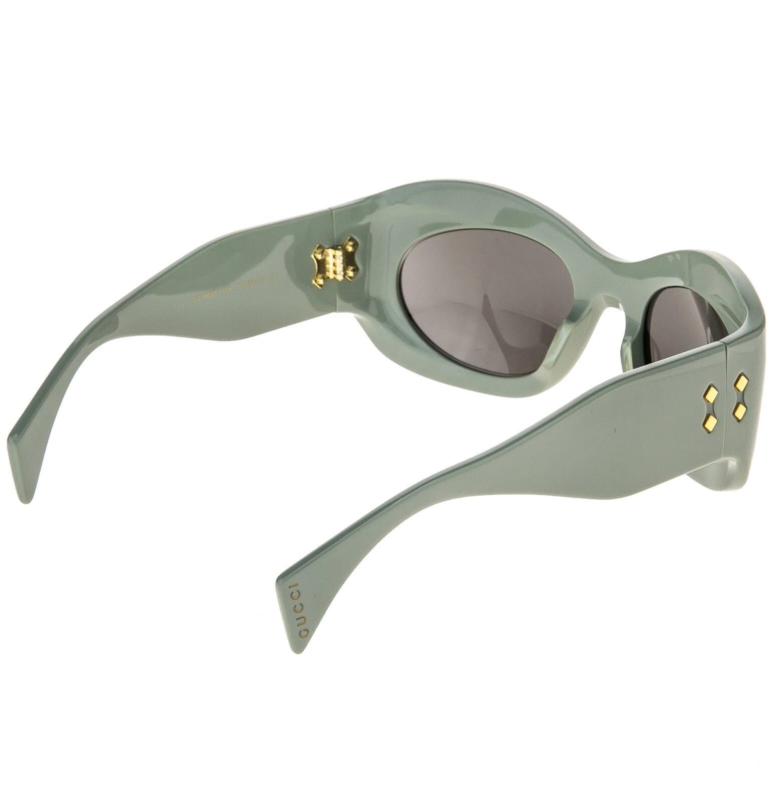 Gucci GUCCI 1463 Sage Green Bold Oversized Gg1463S 004 Sunglasses Size ONE SIZE - 2 Thumbnail